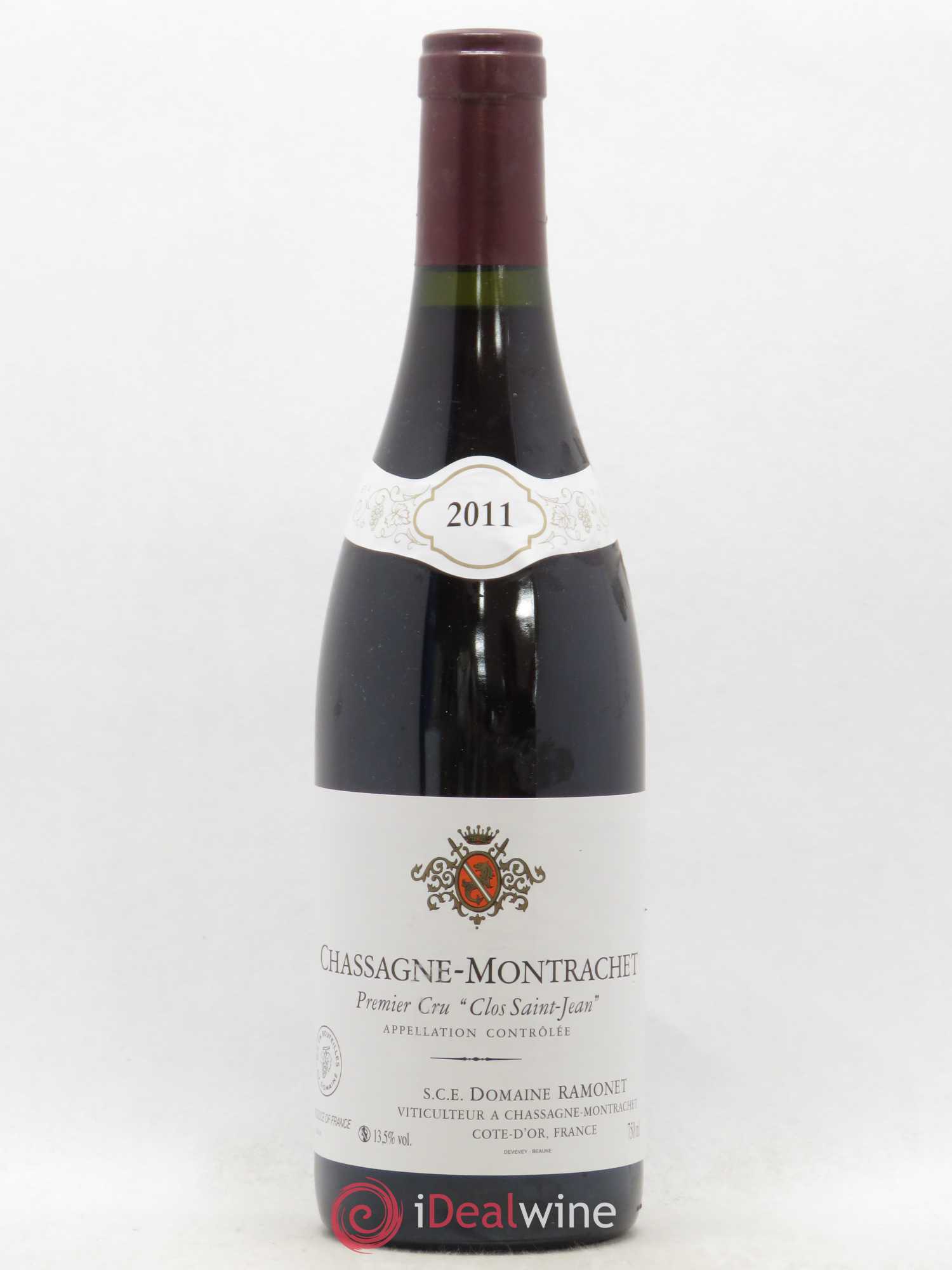 Chassagne-Montrachet 1er Cru Clos Saint-Jean Ramonet (Domaine) 2011 - Lot de 1 bouteille - 0