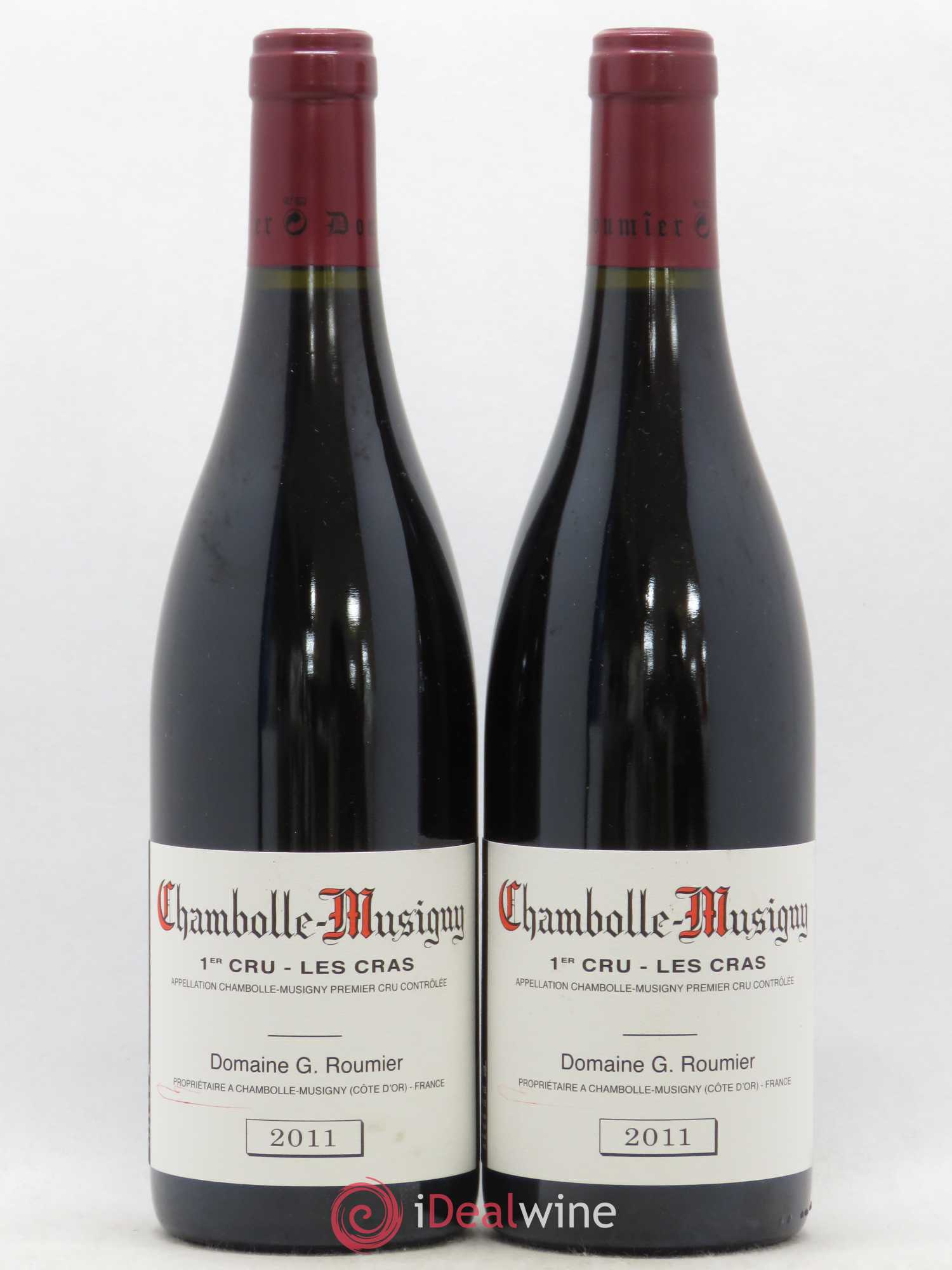 Chambolle-Musigny 1er Cru Les Cras Georges Roumier (Domaine) 2011 - Lot de 2 bouteilles - 0