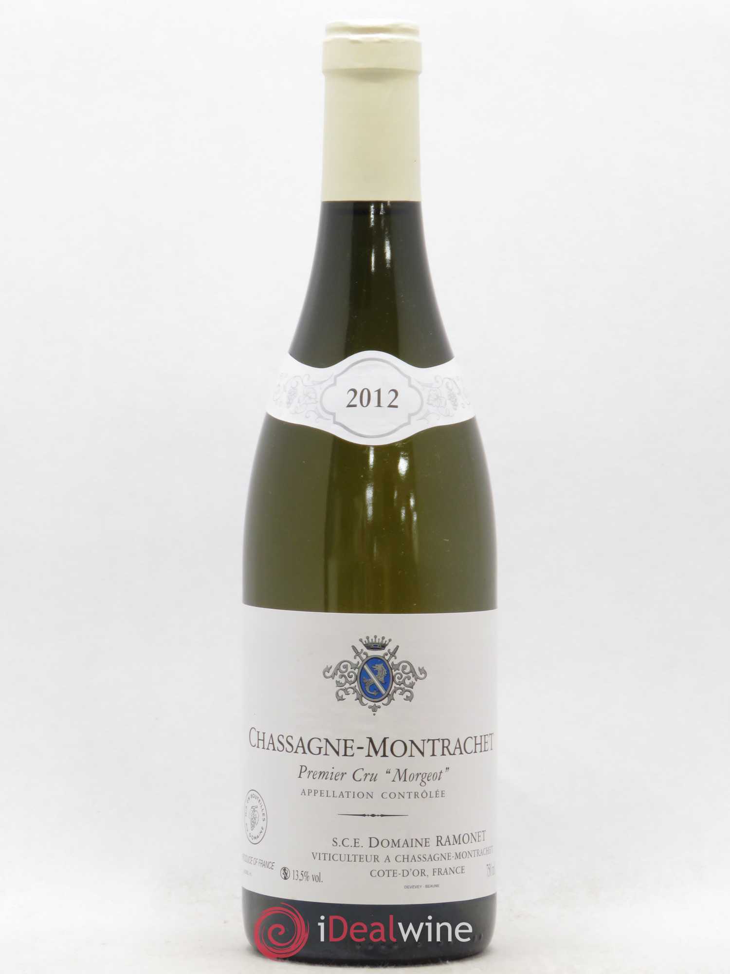 Chassagne-Montrachet 1er Cru Morgeot Ramonet (Domaine) 2012 - Lot de 1 bouteille - 0