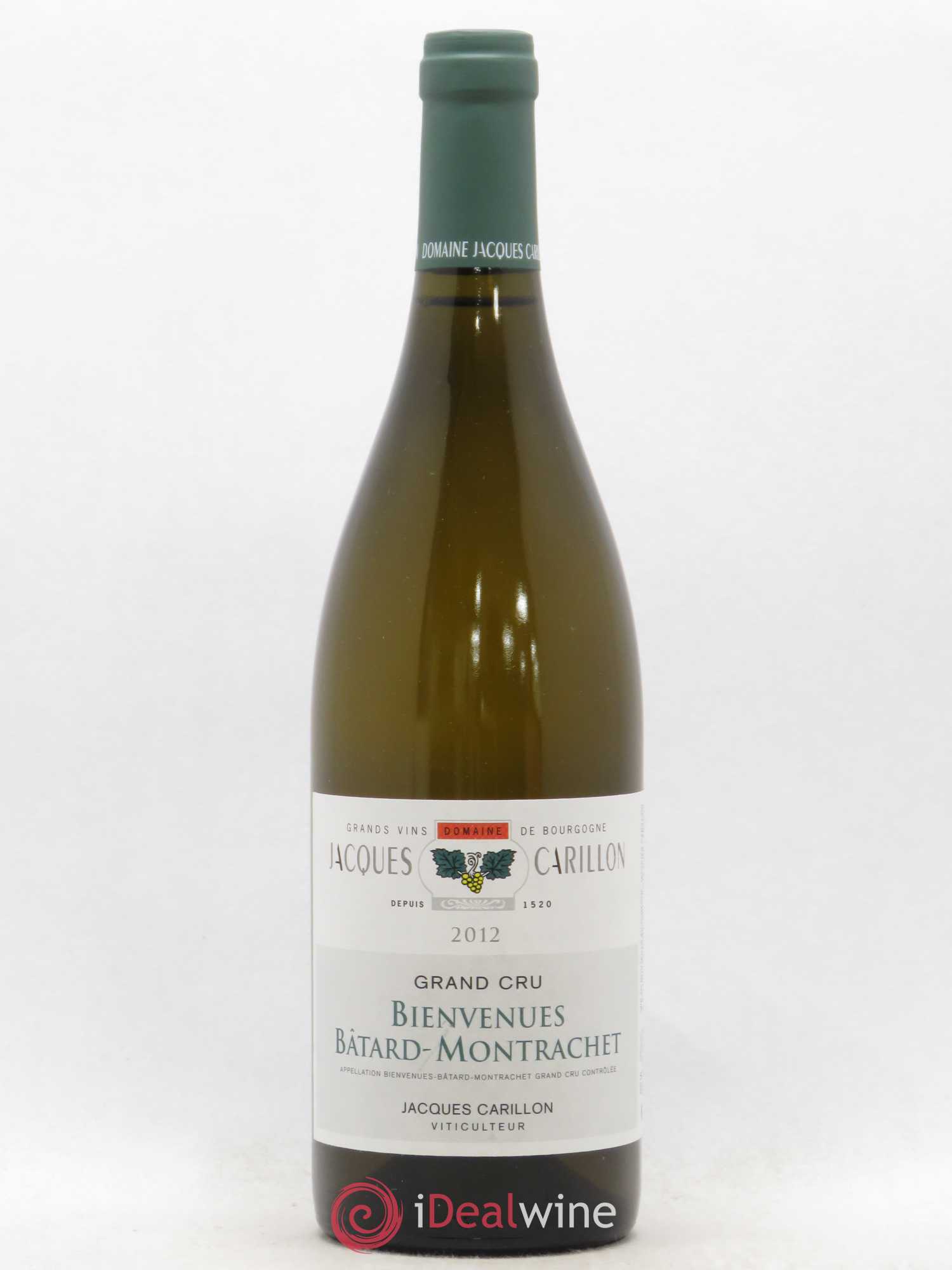 Bienvenues-Bâtard-Montrachet Grand Cru Jacques Carillon 2012 - Lot de 1 bouteille - 0
