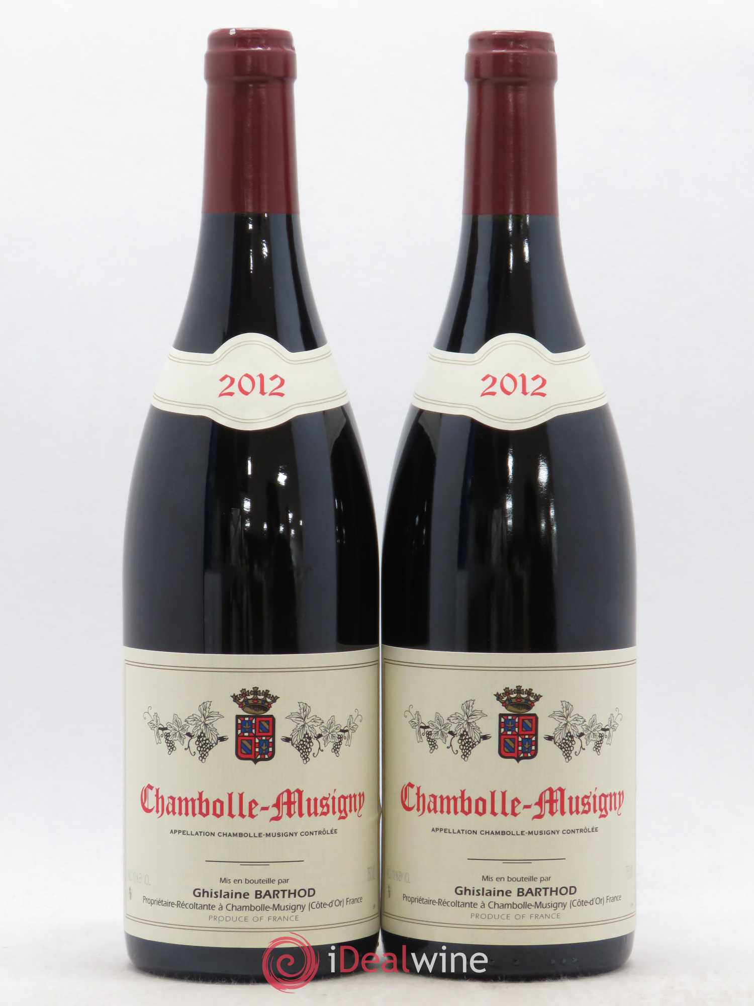 Chambolle-Musigny Ghislaine Barthod 2012 - Posten von 2 Flaschen - 0