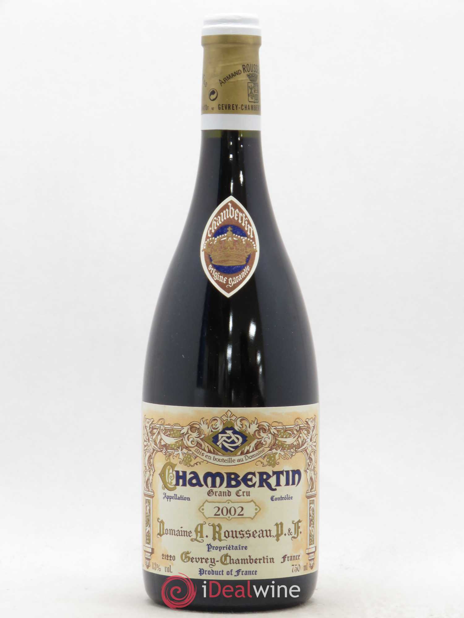 Chambertin Grand Cru Armand Rousseau (Domaine) 2002 - Posten von 1 Flasche - 0