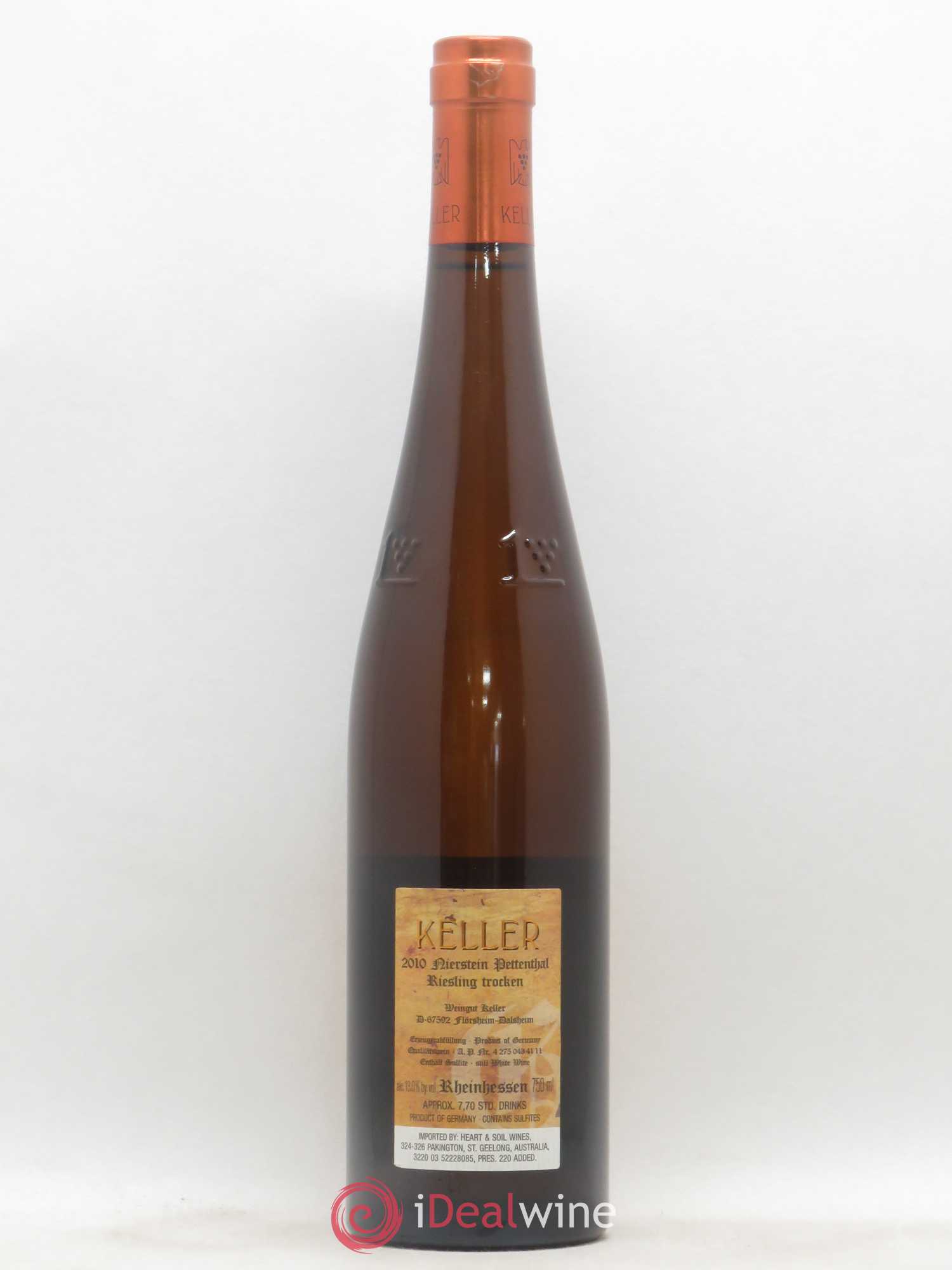Riesling Nierstein Pettenthal Grosses Gewachs Trocken Keller 2010 - Posten von 1 Flasche - 1