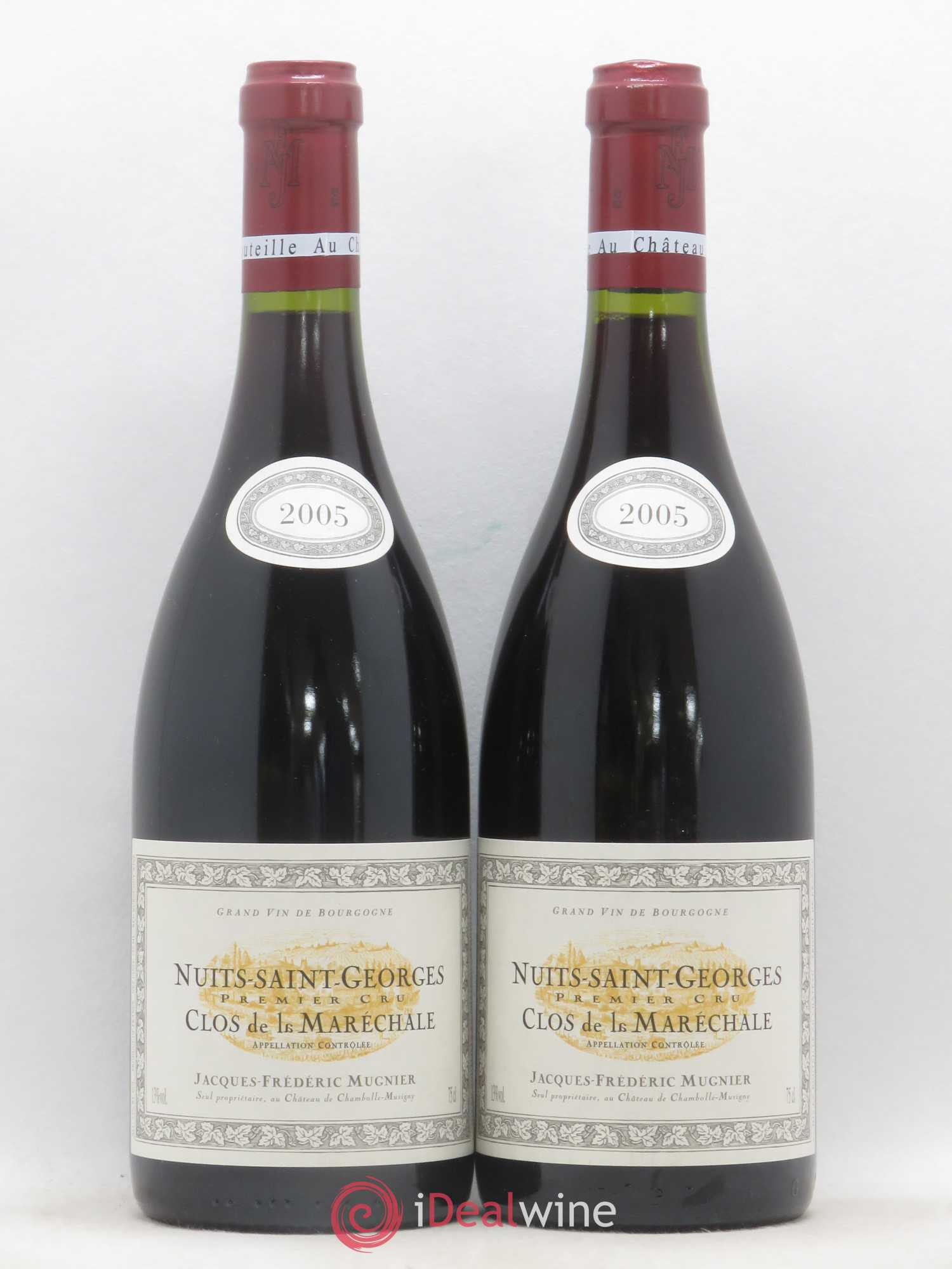 Nuits-Saint-Georges 1er Cru Clos de La Maréchale Jacques-Frédéric Mugnier 2005 - Lot de 2 bouteilles - 0