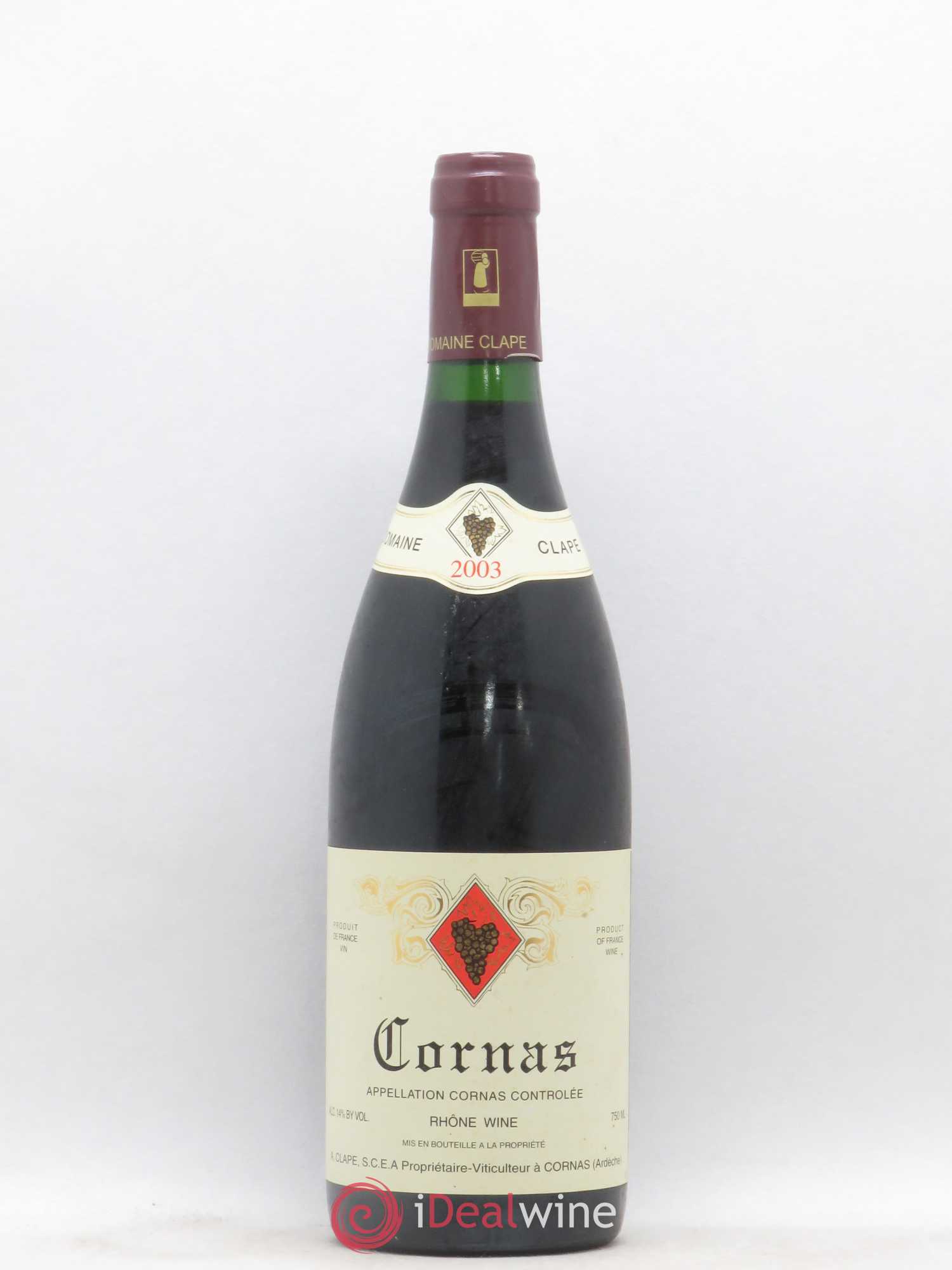 Cornas Auguste Clape 2003 - Lot de 1 bouteille - 0