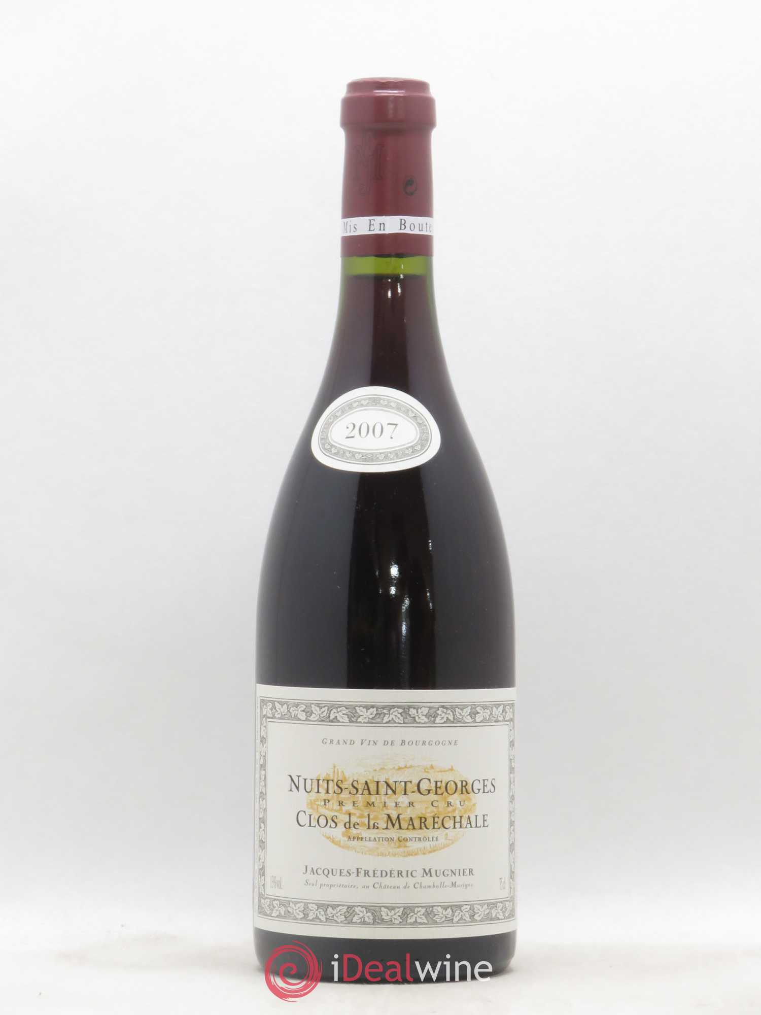 Nuits-Saint-Georges 1er Cru Clos de La Maréchale Jacques-Frédéric Mugnier 2007 - Lot de 1 bouteille - 0