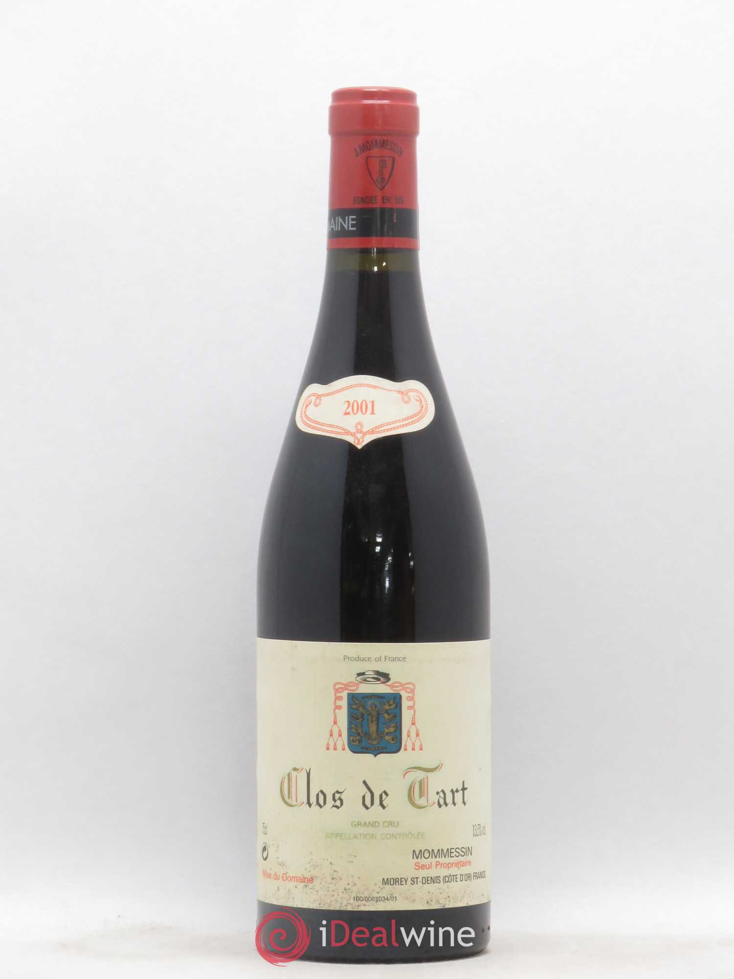 Clos de Tart Grand Cru Clos de Tart 2001 - Lot de 1 bouteille - 0