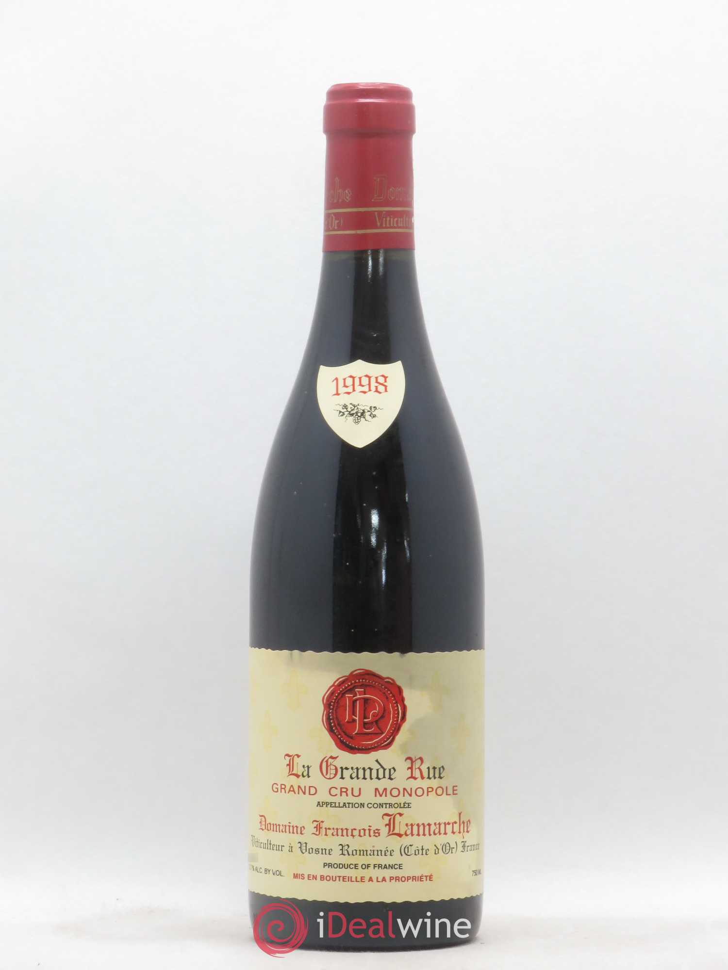La Grande Rue Grand Cru Lamarche (Domaine) 1998 - Lot de 1 bouteille - 0