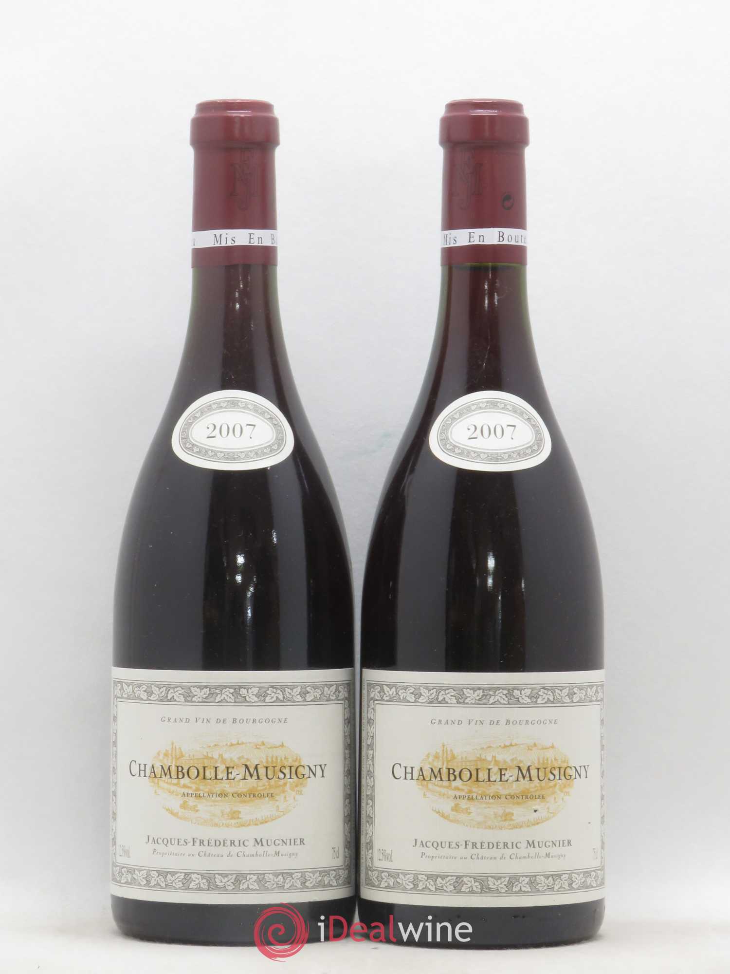 Chambolle-Musigny Jacques-Frédéric Mugnier 2007 - Lot de 2 bouteilles - 0
