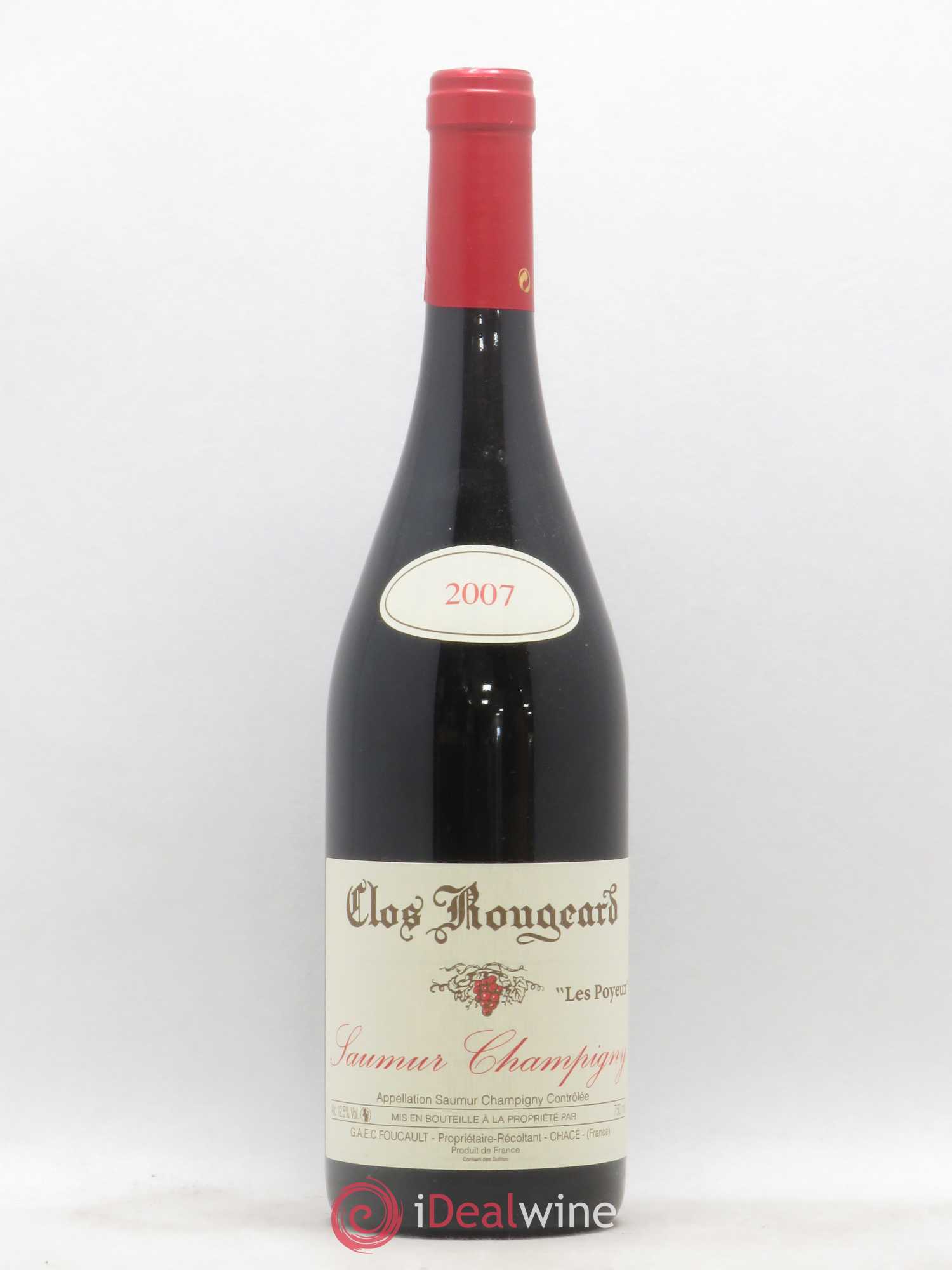 Saumur-Champigny Les Poyeux Clos Rougeard 2007 - Lot de 1 bouteille - 0