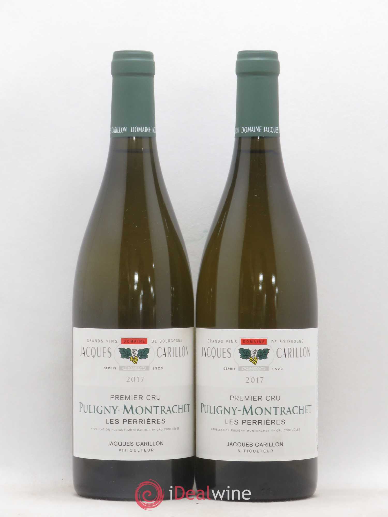 Puligny-Montrachet 1er Cru Les Perrières Jacques Carillon (Domaine) 2017 - Lot de 2 bouteilles - 0