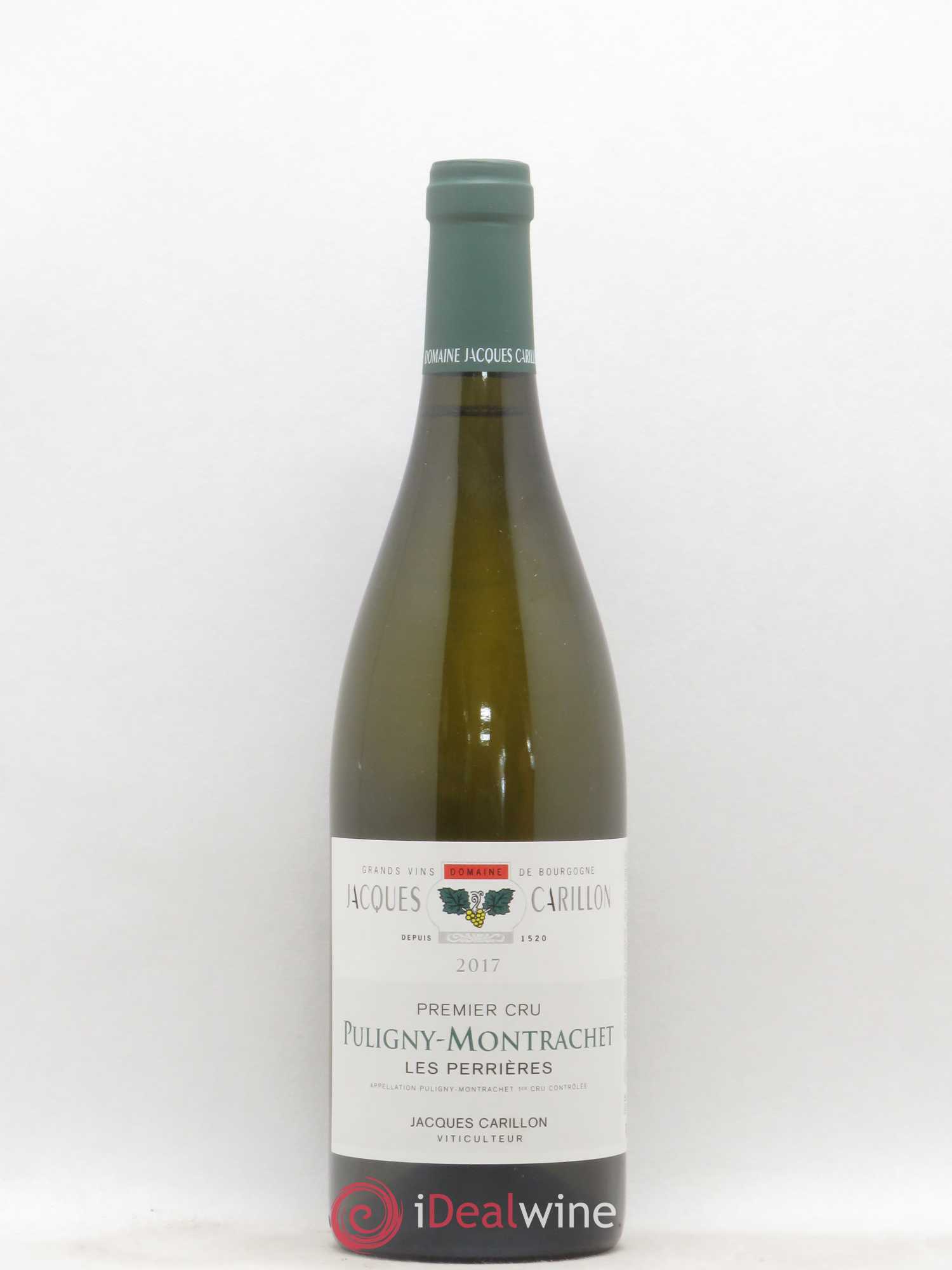 Puligny-Montrachet 1er Cru Les Perrières Jacques Carillon (Domaine) 2017 - Lot de 1 bouteille - 0