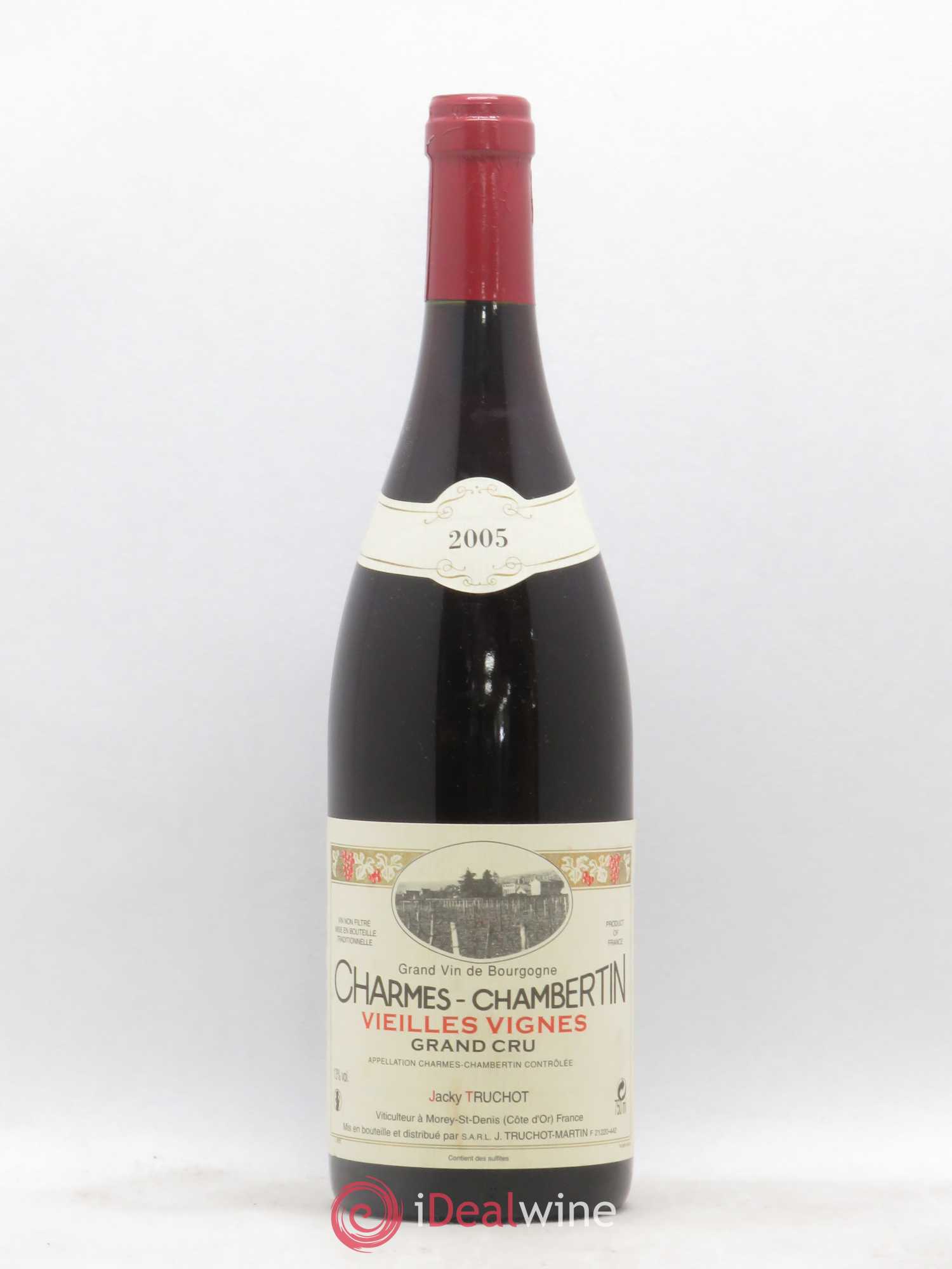 Charmes-Chambertin Grand Cru Vieilles Vignes Jacky Truchot 2005 - Lot de 1 bouteille - 0