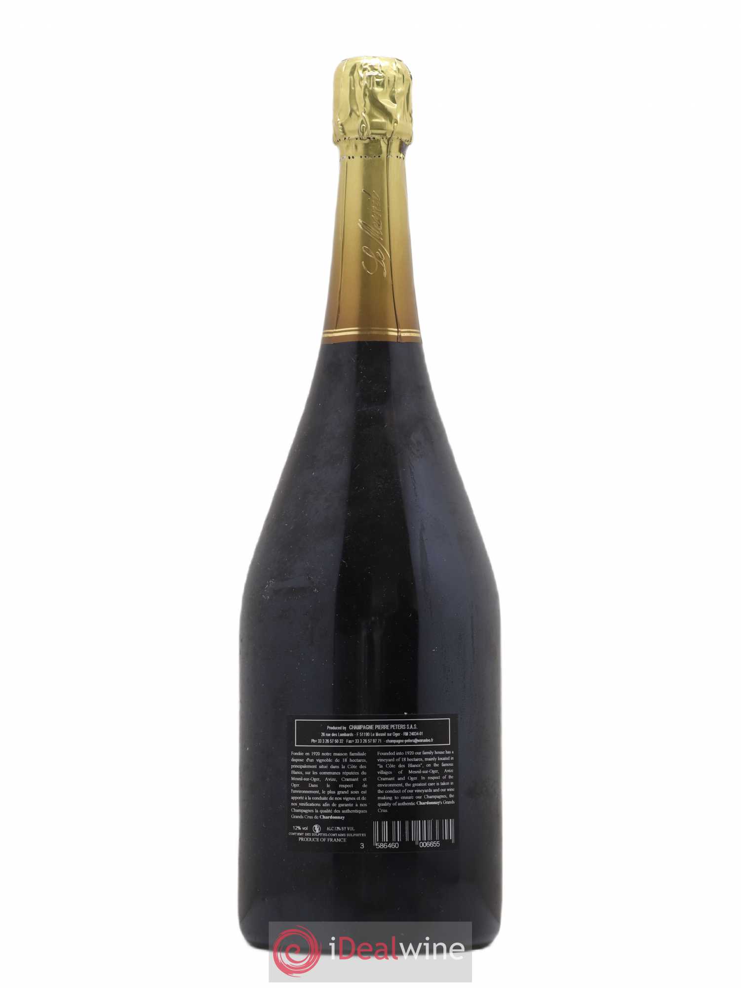 Cuvée Spéciale les Chétillons Blanc de Blancs Brut Pierre Péters 2005 - Lot de 1 magnum - 1