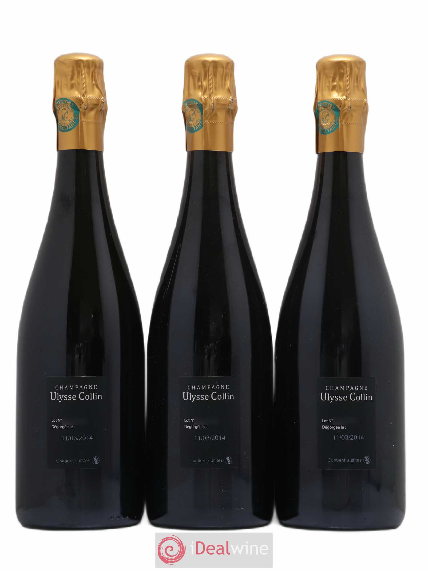 Les Pierrières Blancs de Blancs Extra-Brut Ulysse Collin - Lot de 3 bouteilles - 1