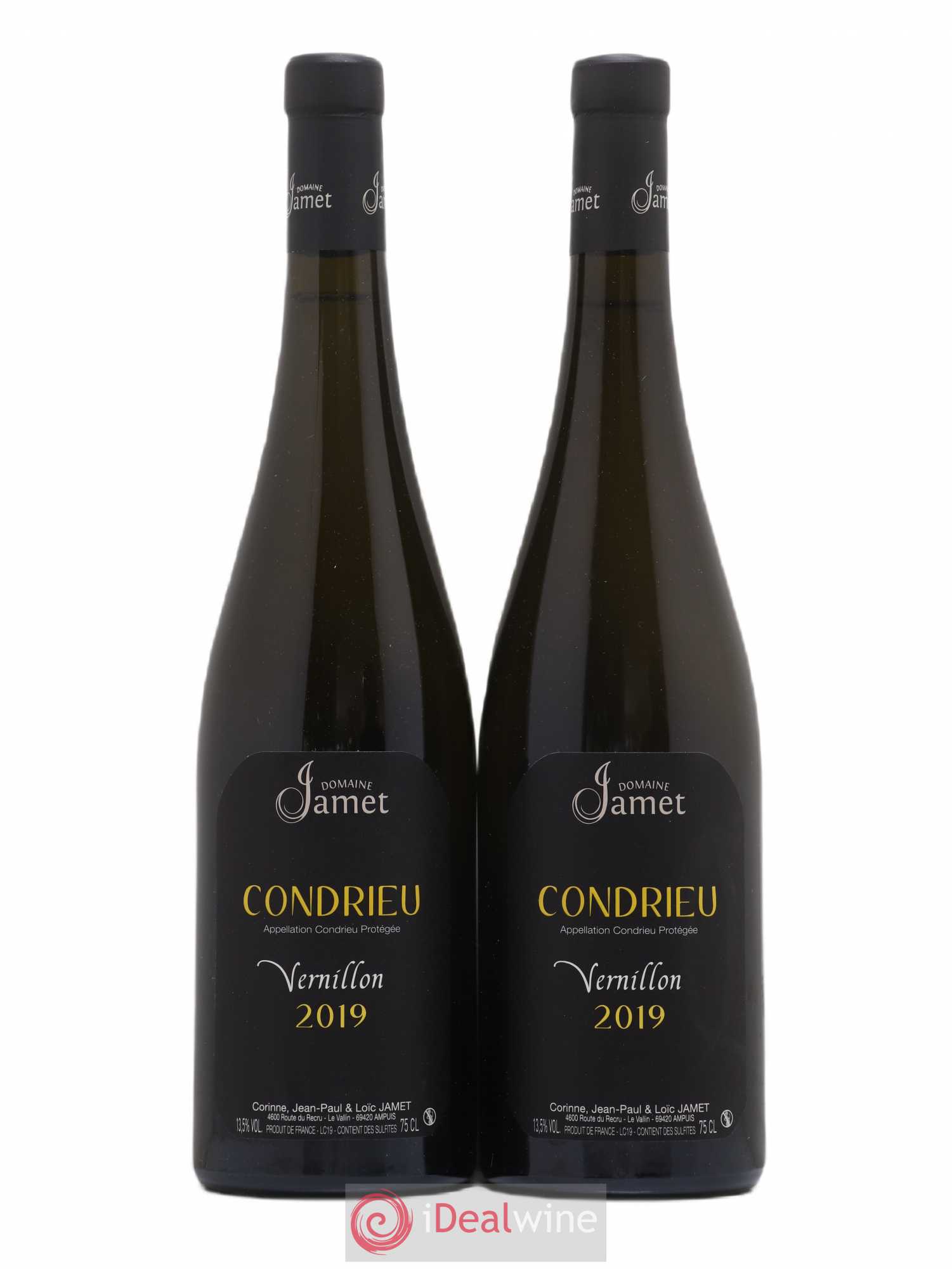 Condrieu Vernillon Jamet (Domaine) 2019 - Lot of 2 bottles - 0