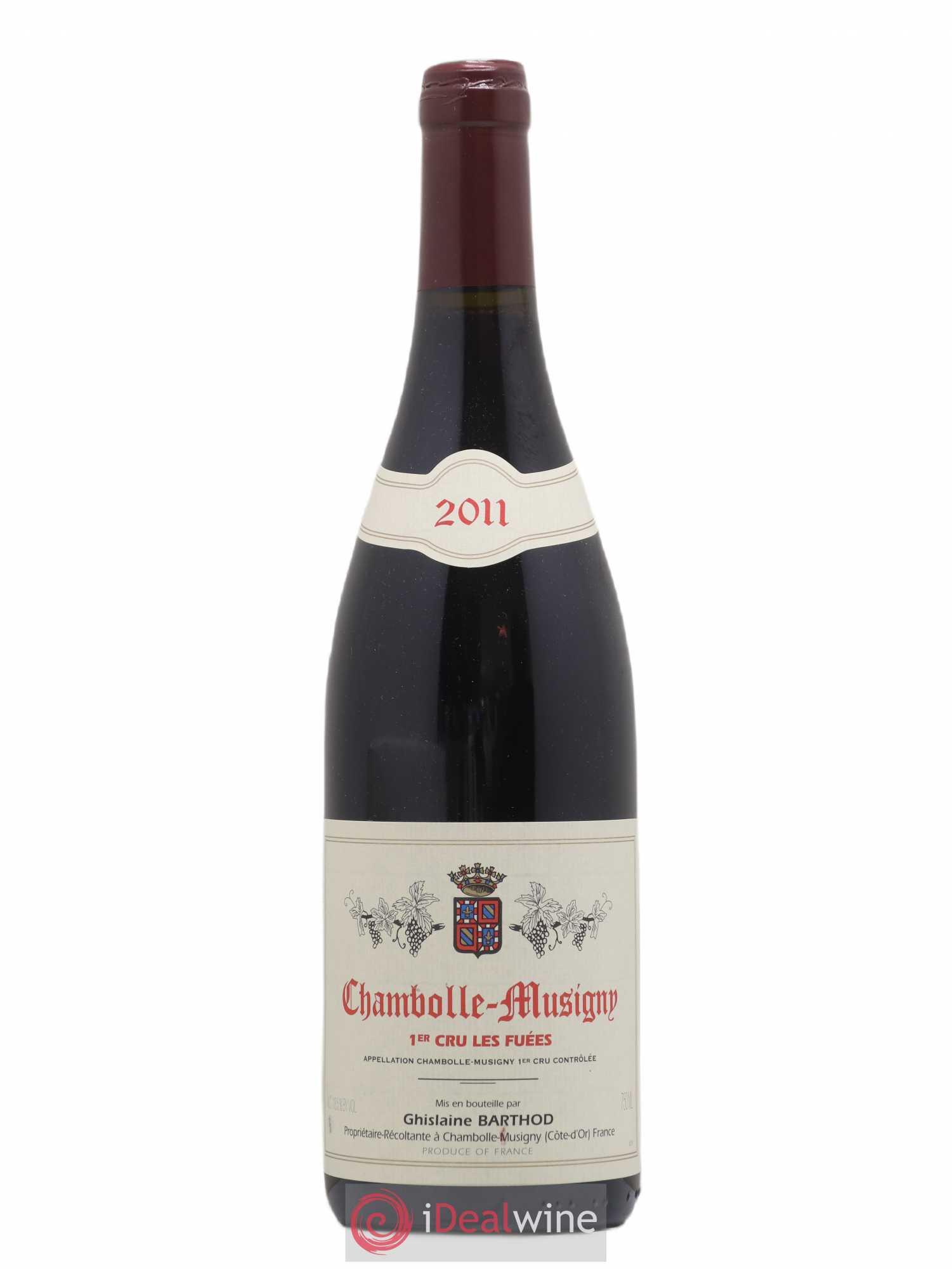 Chambolle-Musigny 1er Cru Les Fuées Ghislaine Barthod 2011 - Lot de 1 bouteille - 0