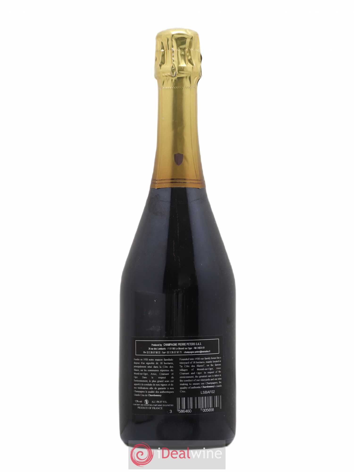 Cuvée Spéciale les Chétillons Blanc de Blancs Brut Pierre Péters 2005 - Lot of 1 bottle - 1