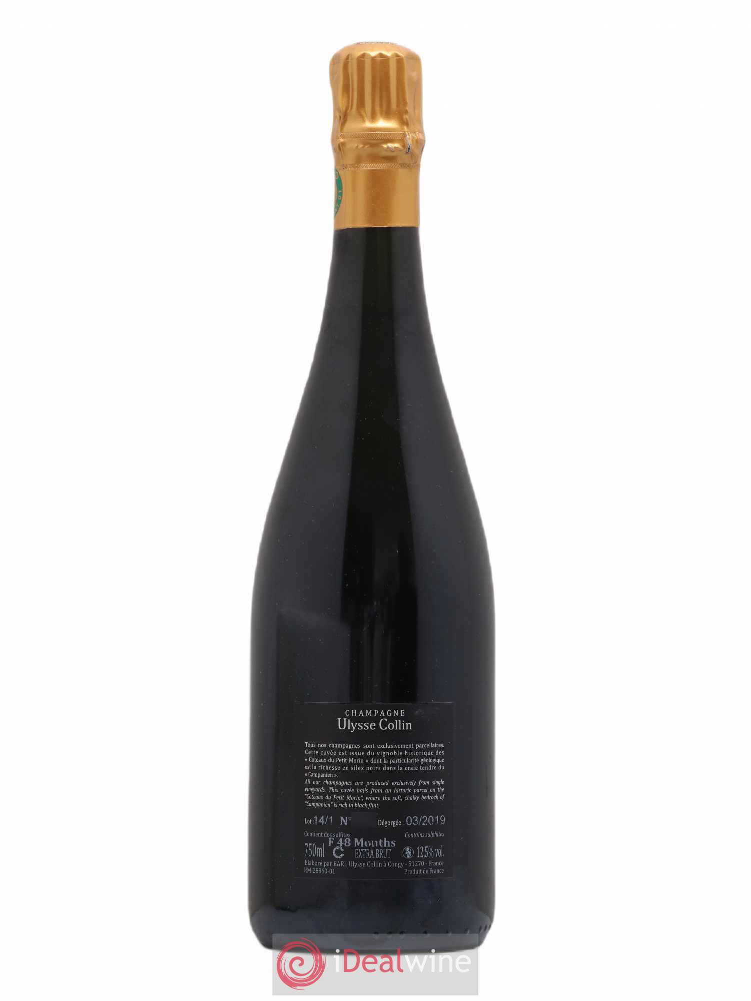 Les Roises Blanc de Blancs Extra-Brut Ulysse Collin - Lot of 1 bottle - 1