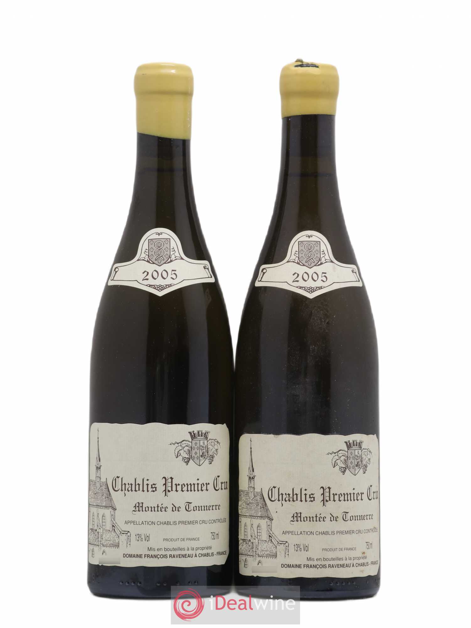 Chablis 1er Cru Montée de Tonnerre Raveneau (Domaine) 2005 - Lot de 2 bouteilles - 0