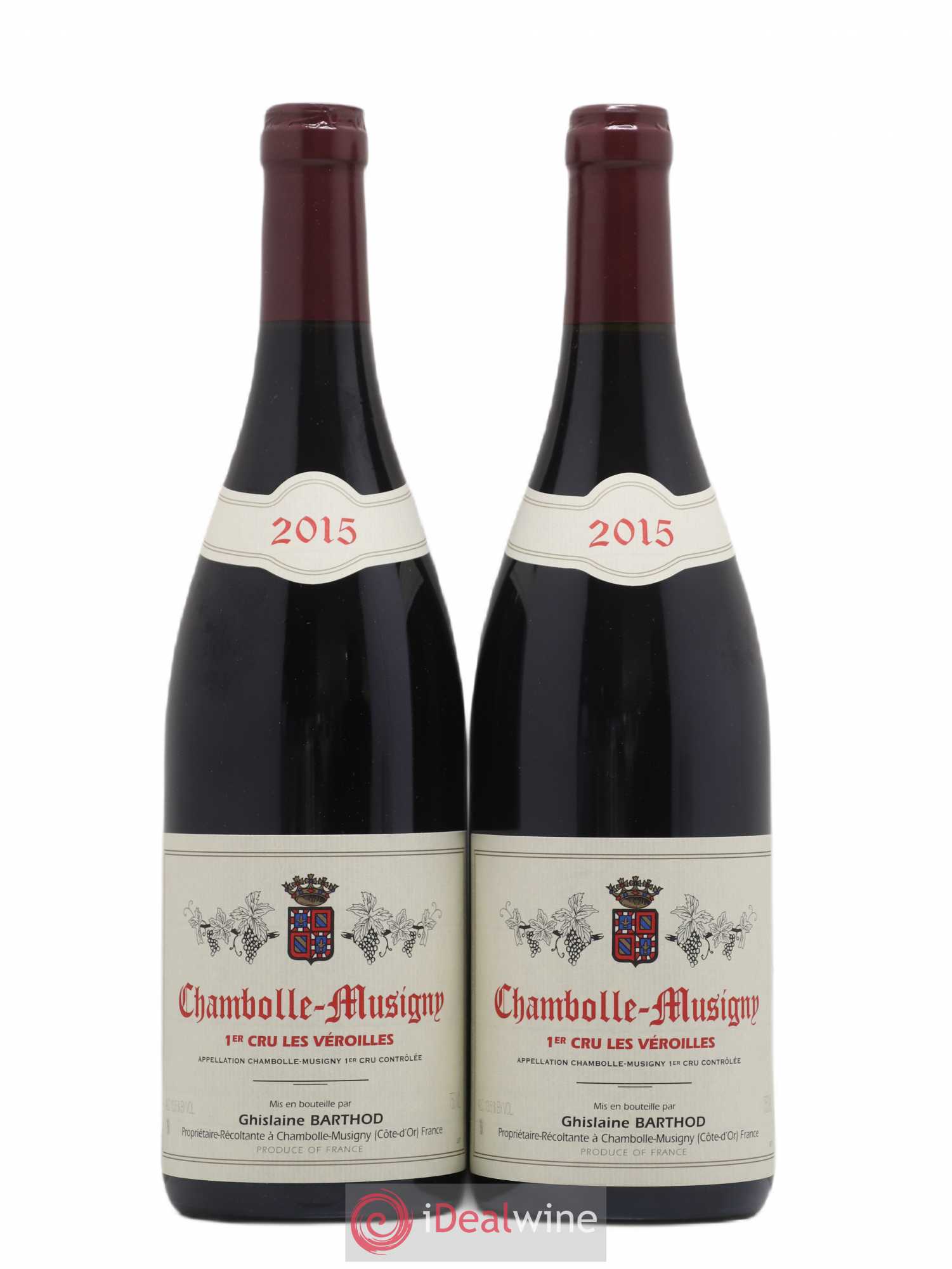 Chambolle-Musigny 1er Cru Les Véroilles Ghislaine Barthod 2015 - Lot de 2 bouteilles - 0