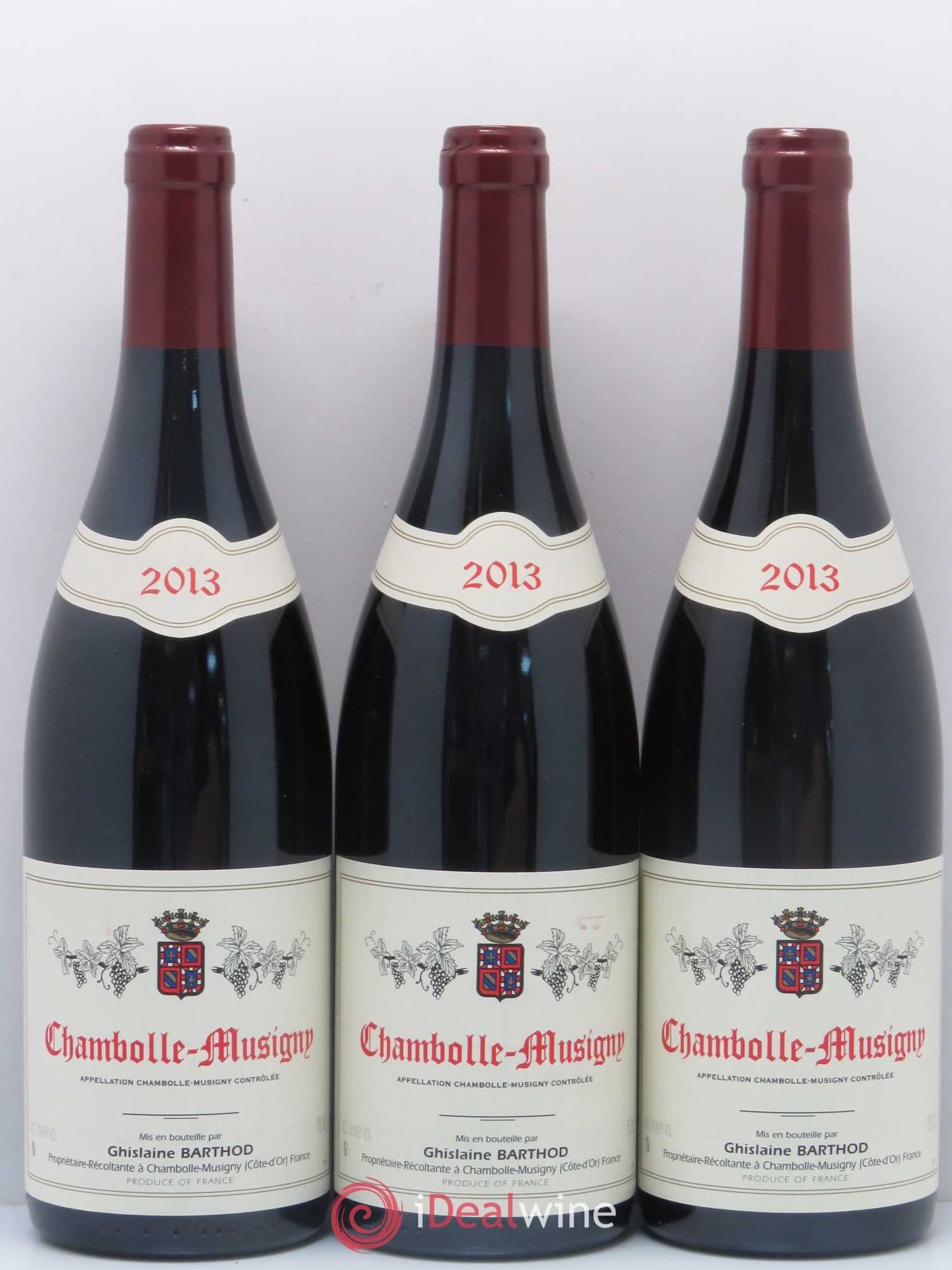 Chambolle-Musigny Domaine Ghislaine Barthod 2013 - Posten von 6 Flaschen - 2