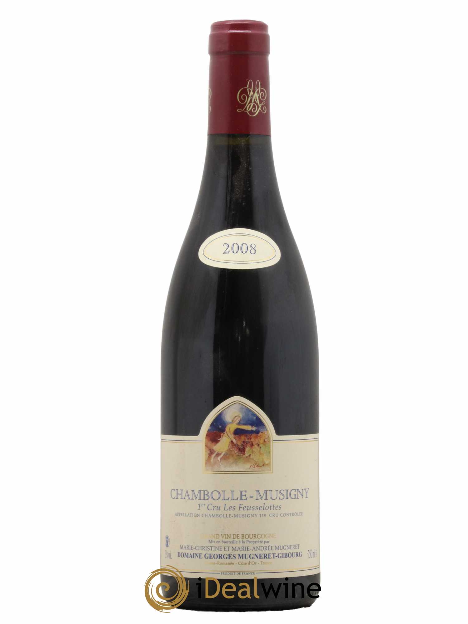 Chambolle-Musigny 1er Cru Les Feusselottes Mugneret-Gibourg (Domaine) 2008 - Lot de 1 bouteille - 0