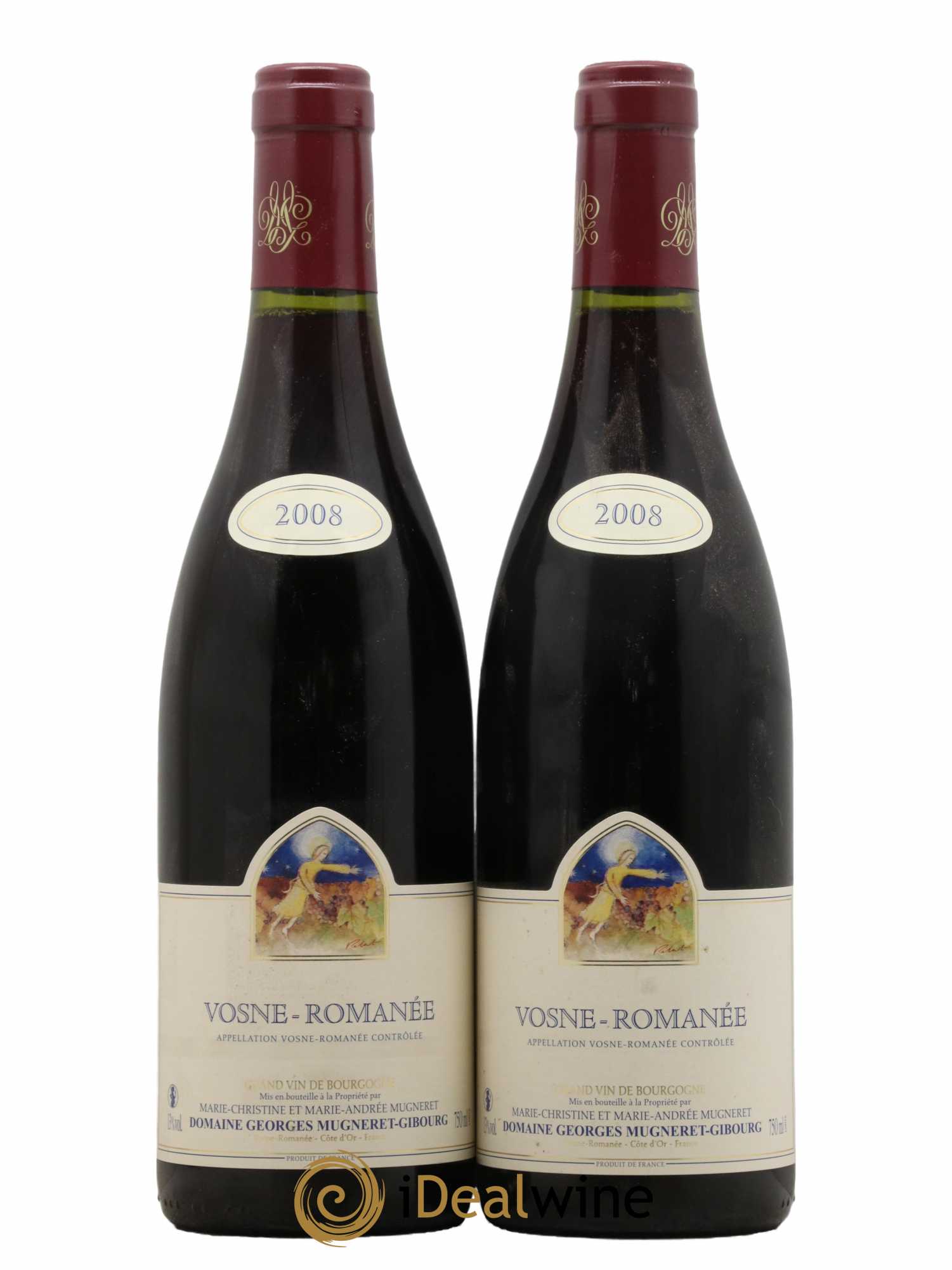 Vosne-Romanée Mugneret-Gibourg (Domaine) 2008 - Lot de 2 bouteilles - 0