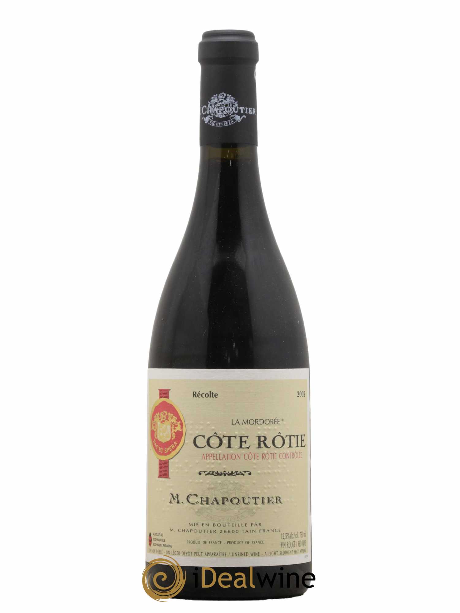 Côte-Rôtie La Mordorée Chapoutier 2002 - Lot de 1 bouteille - 0
