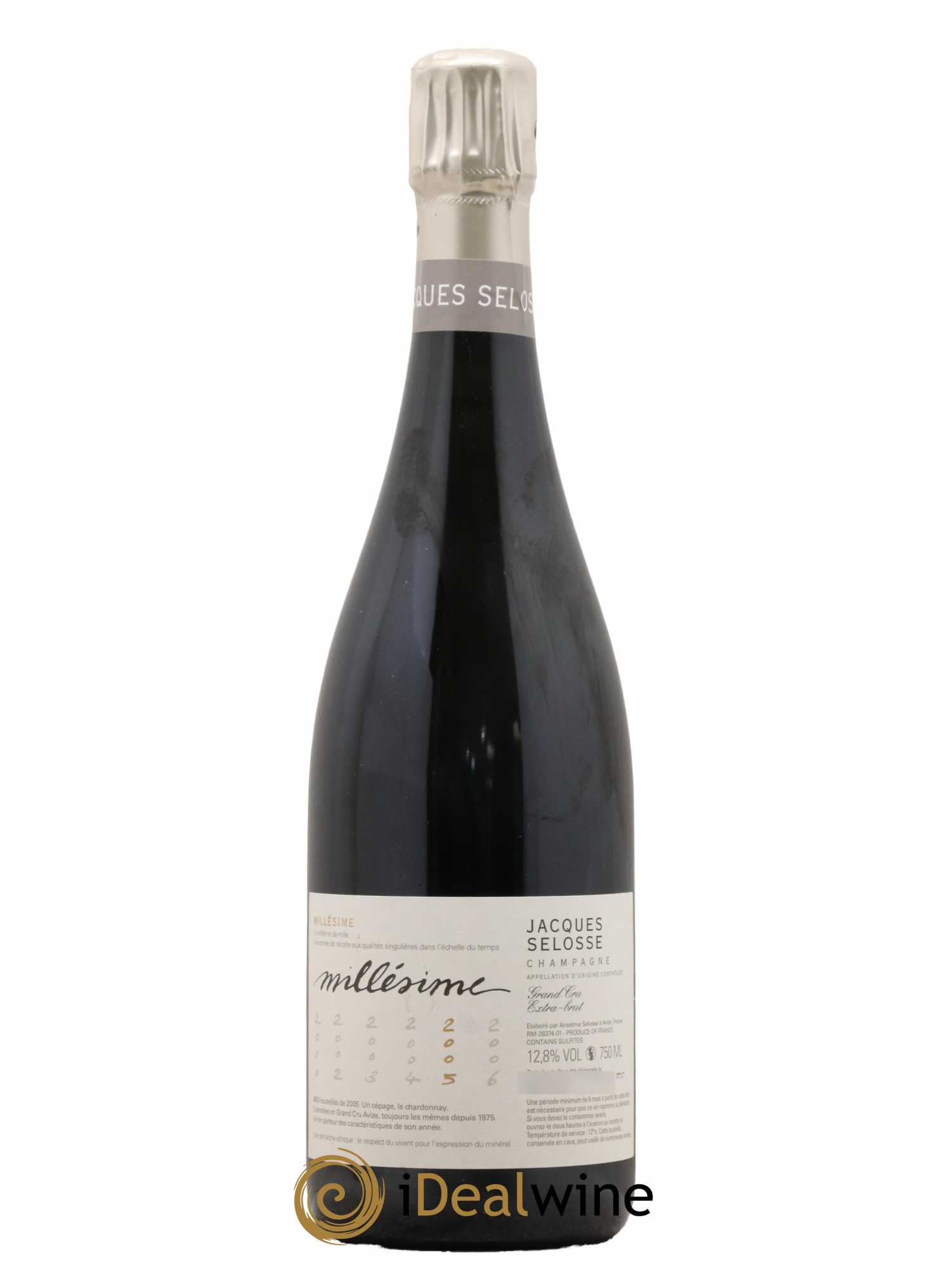 Blanc de Blancs Grand Cru Extra-Brut Jacques Selosse 2005 - Lot de 1 bouteille - 0