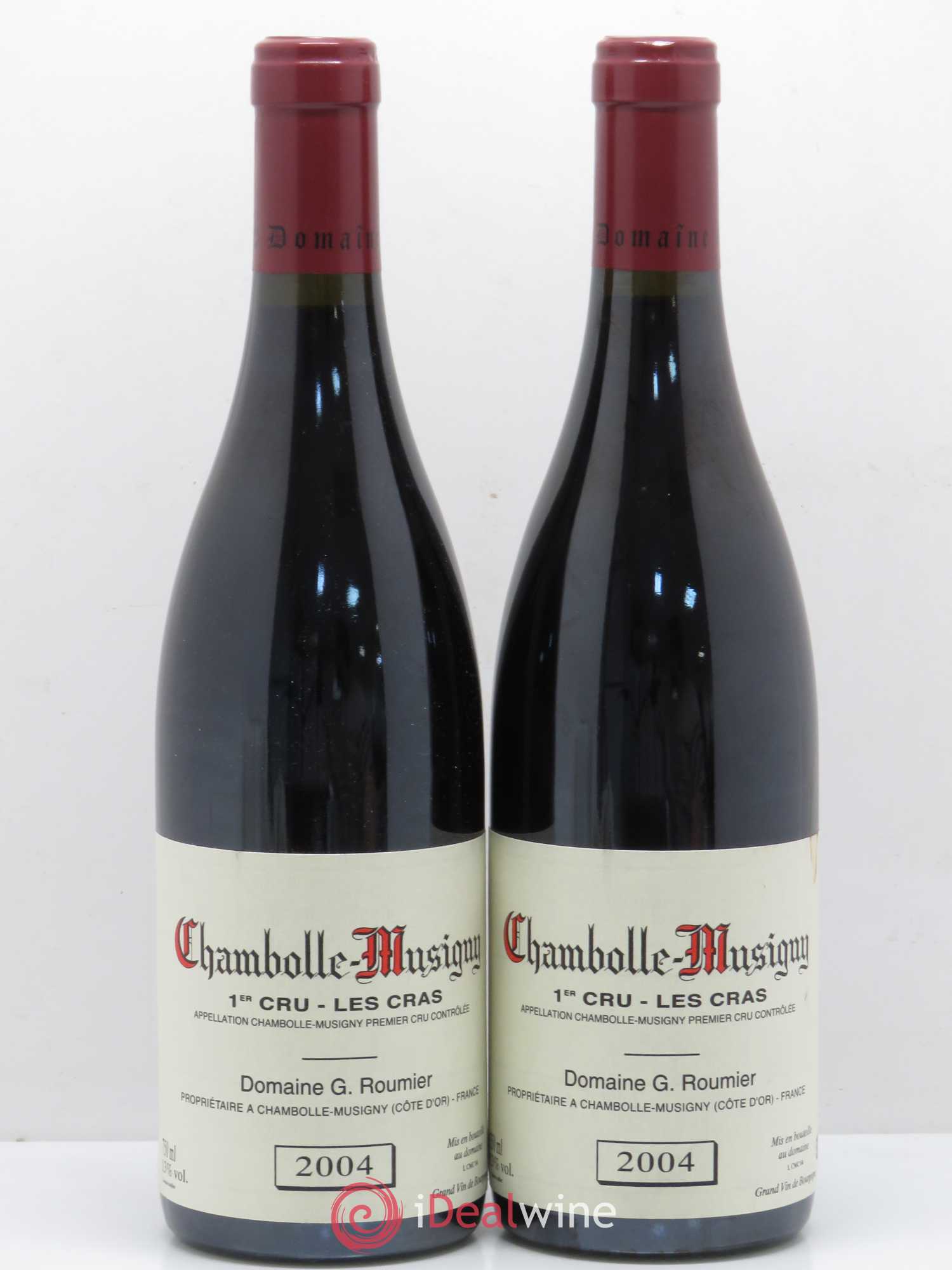 Chambolle-Musigny 1er Cru Les Cras Georges Roumier (Domaine) 2004 - Lot de 2 bouteilles - 0