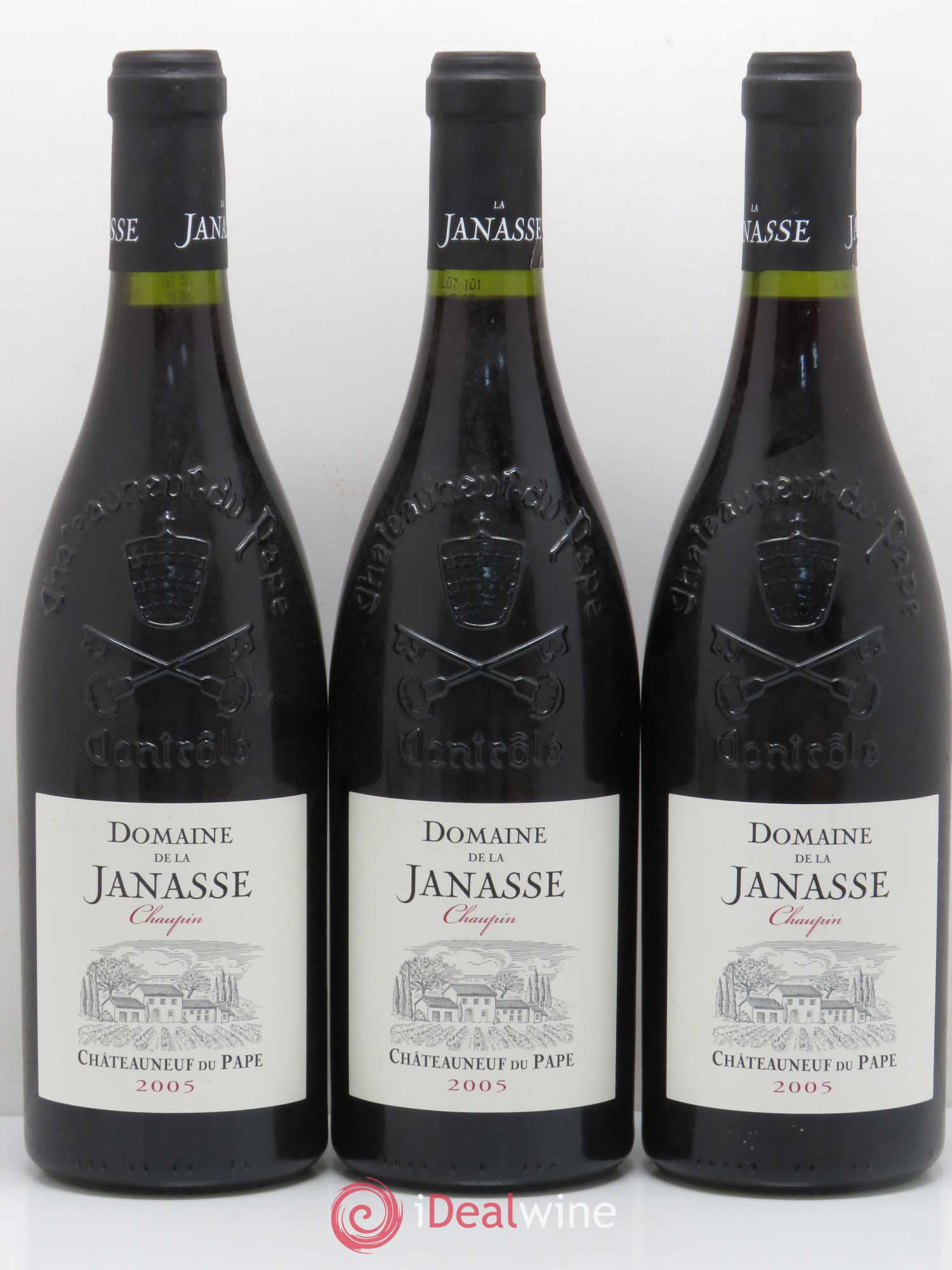 Châteauneuf-du-Pape Cuvée Chaupin La Janasse (Domaine de) 2005 - Lot de 3 bouteilles - 0