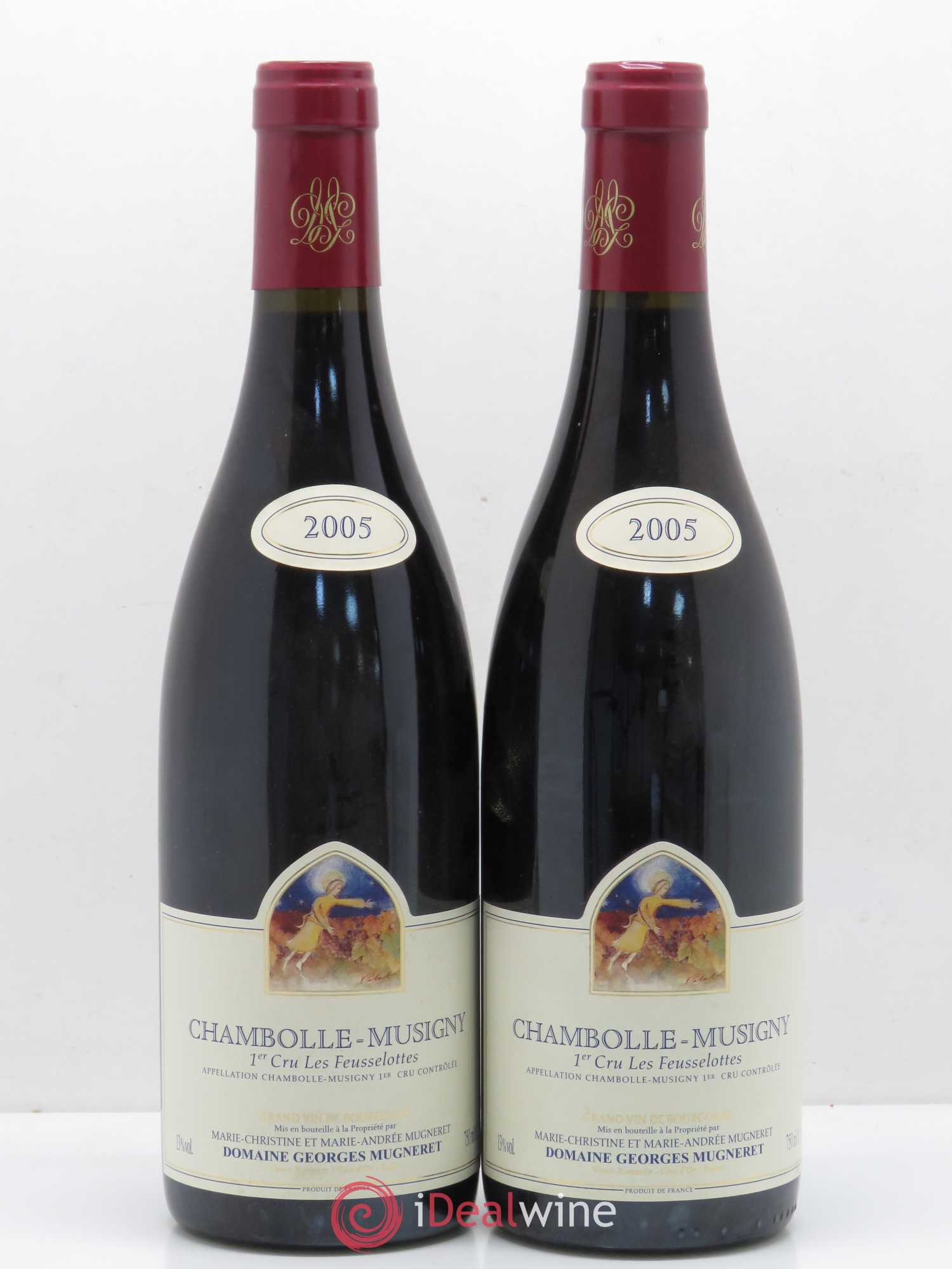 Chambolle-Musigny 1er Cru Les Feusselottes Mugneret-Gibourg (Domaine) 2005 - Lot de 2 bouteilles - 0