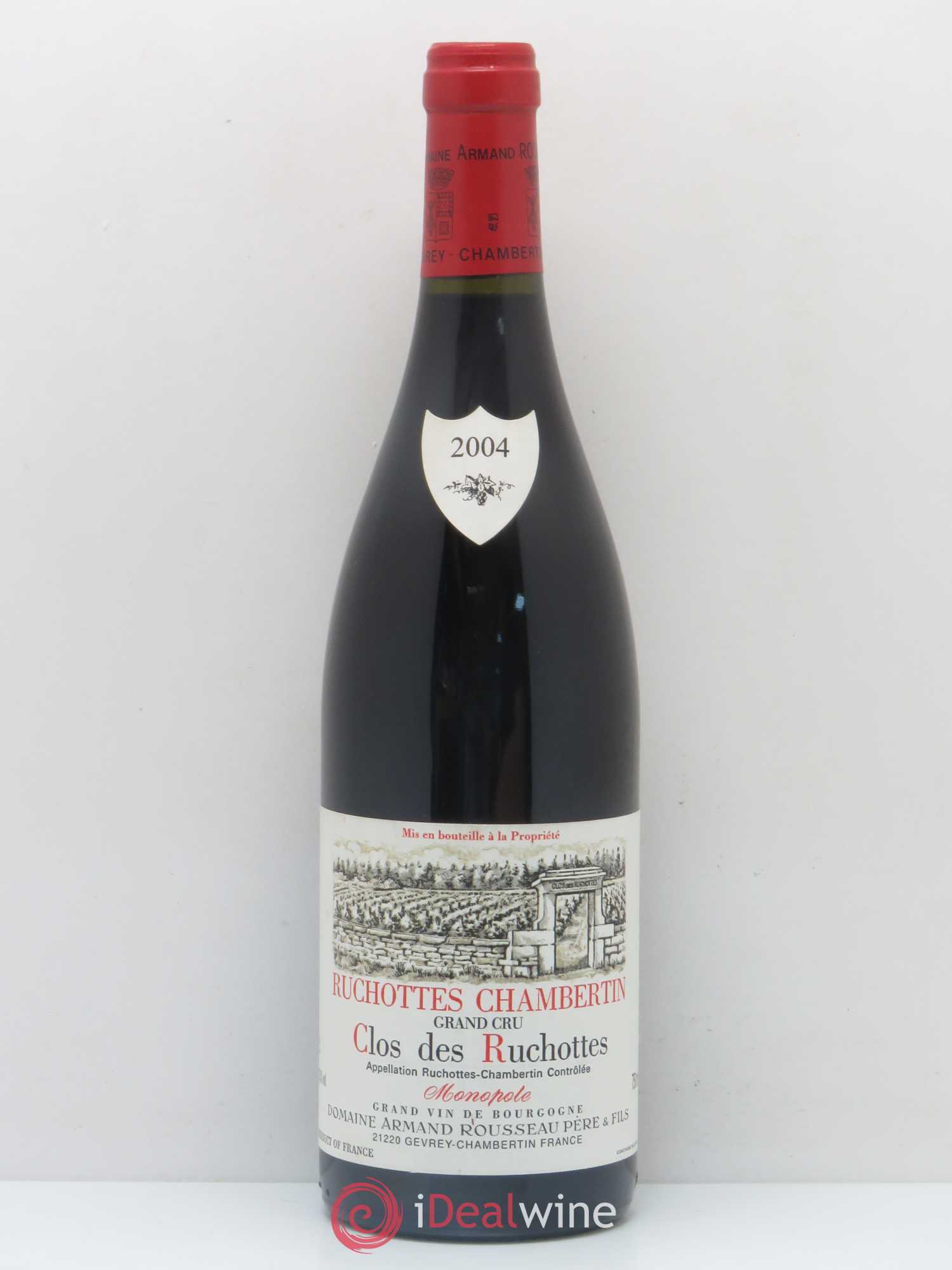Ruchottes-Chambertin Grand Cru Clos des Ruchottes Armand Rousseau (Domaine) 2004 - Posten von 1 Flasche - 0