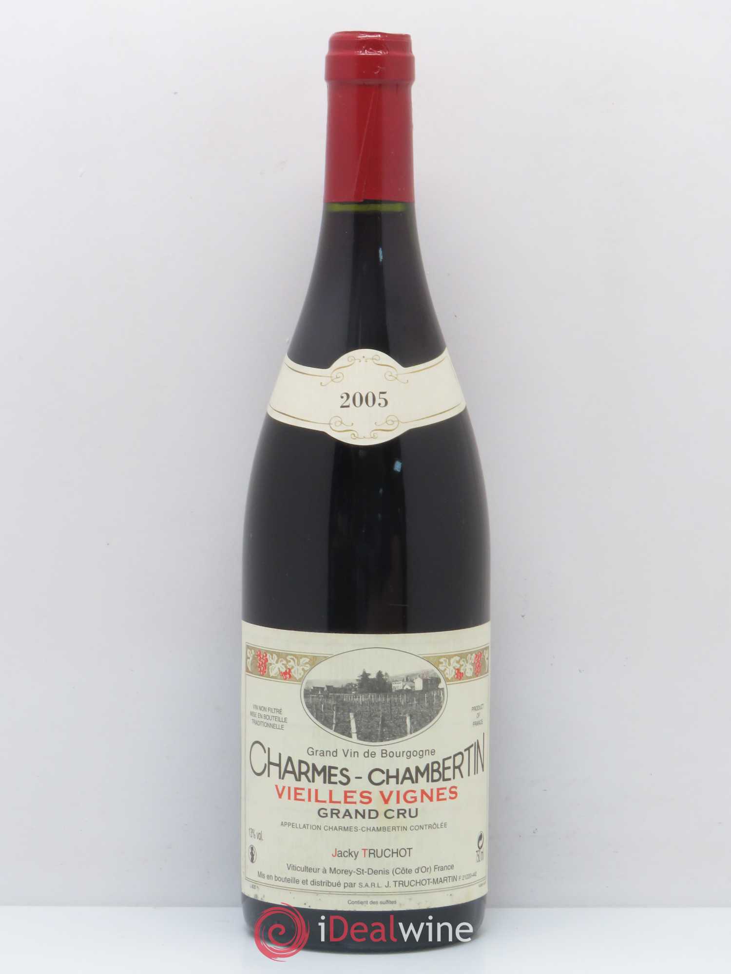 Charmes-Chambertin Grand Cru Vieilles Vignes Jacky Truchot 2005 - Lot de 1 bouteille - 0