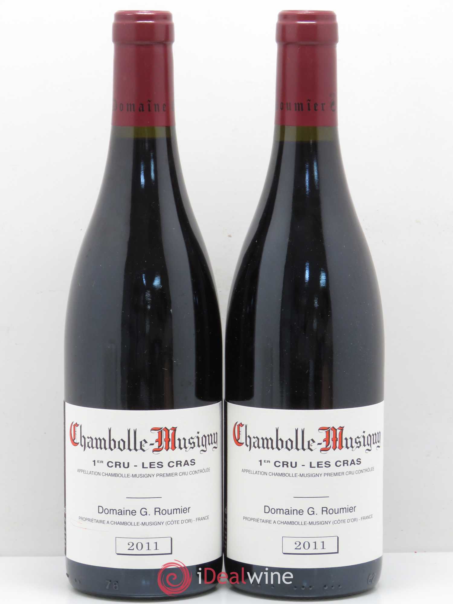 Chambolle-Musigny 1er Cru Les Cras Georges Roumier (Domaine) 2011 - Lot de 2 bouteilles - 0