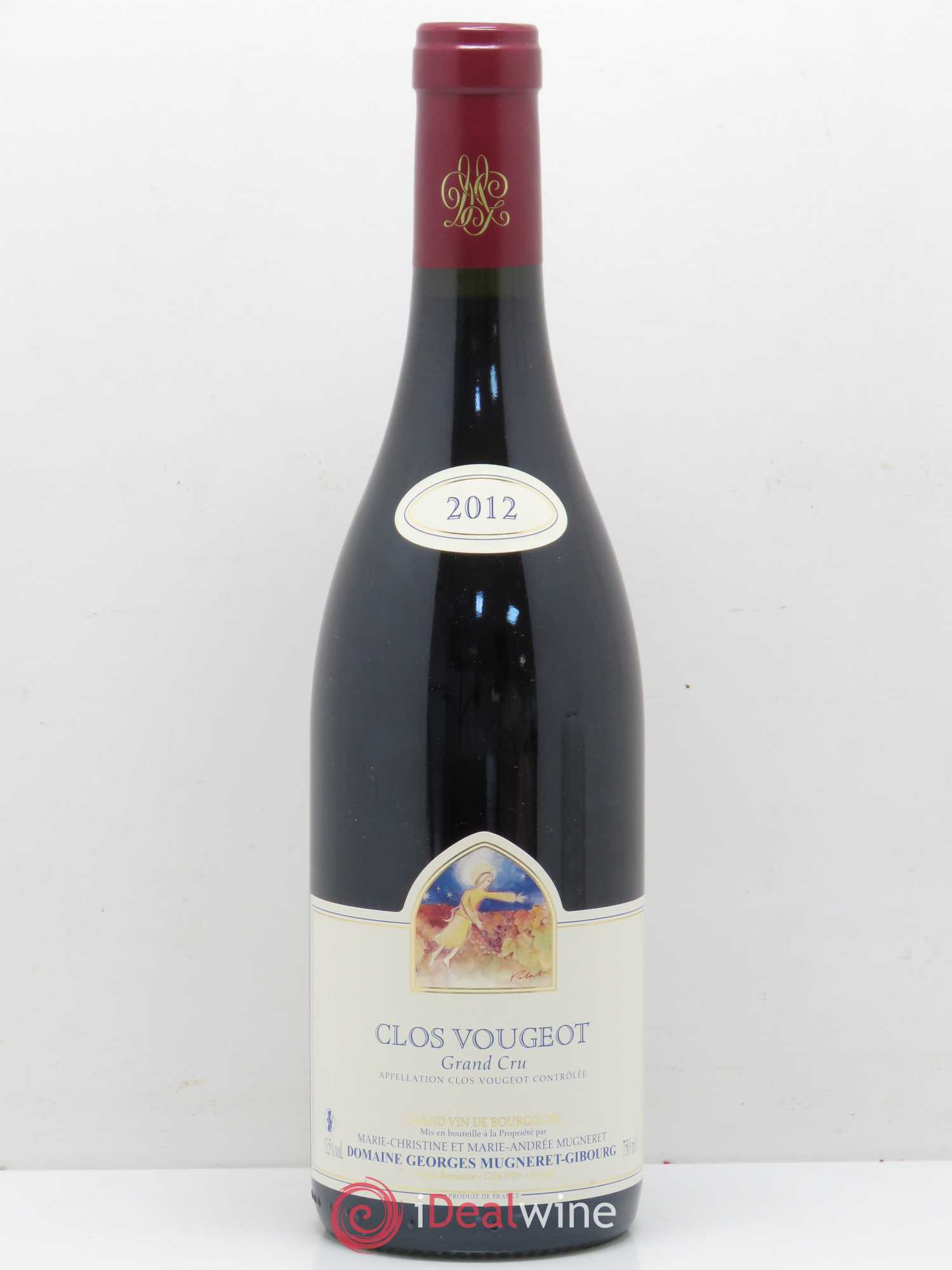 Clos de Vougeot Grand Cru Georges Mugneret-Gibourg (Domaine) 2012 - Lot de 1 bouteille - 0