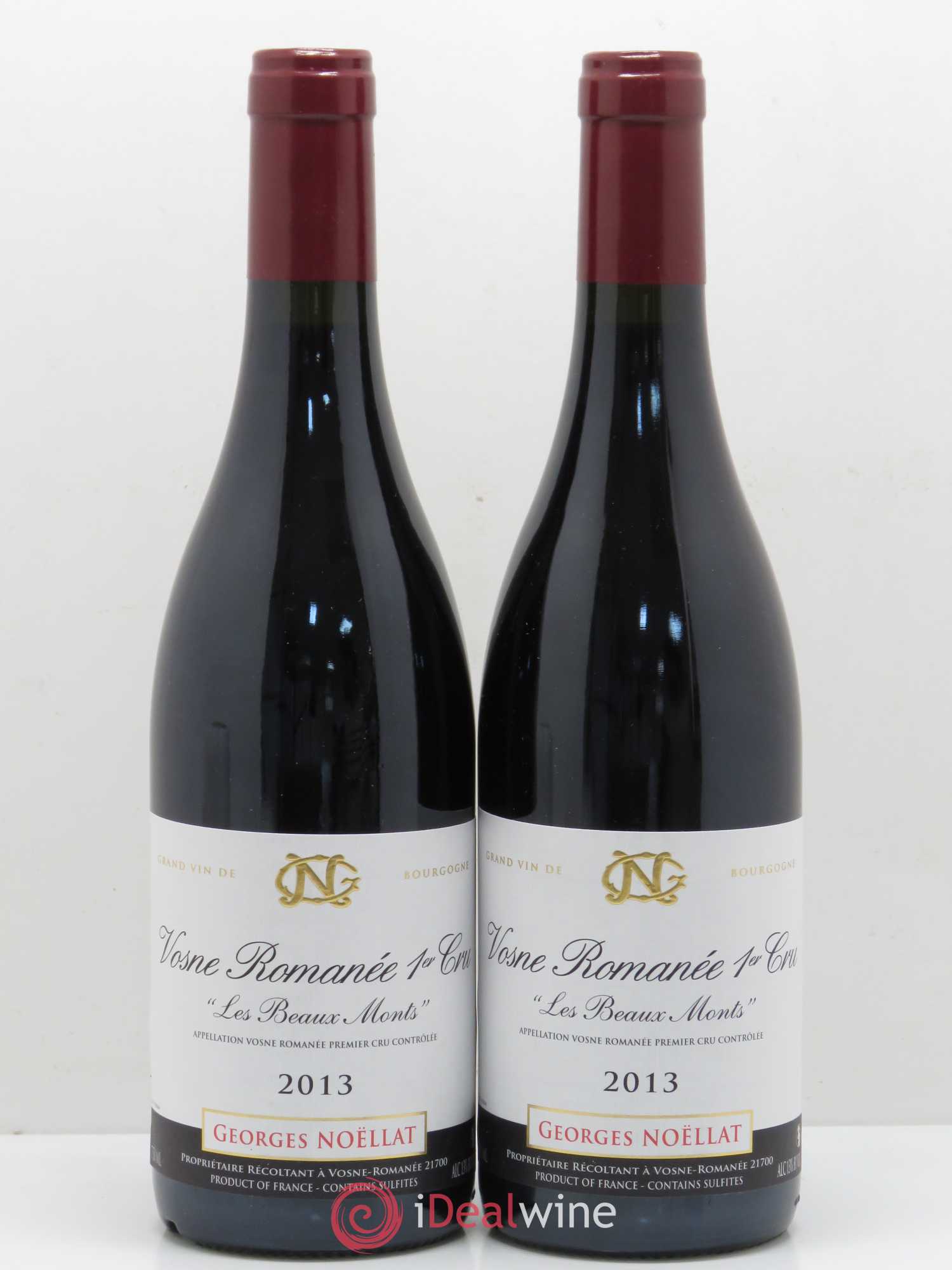 Vosne-Romanée 1er Cru Les Beaux Monts Georges Noellat 2013 - Posten von 2 Flaschen - 0
