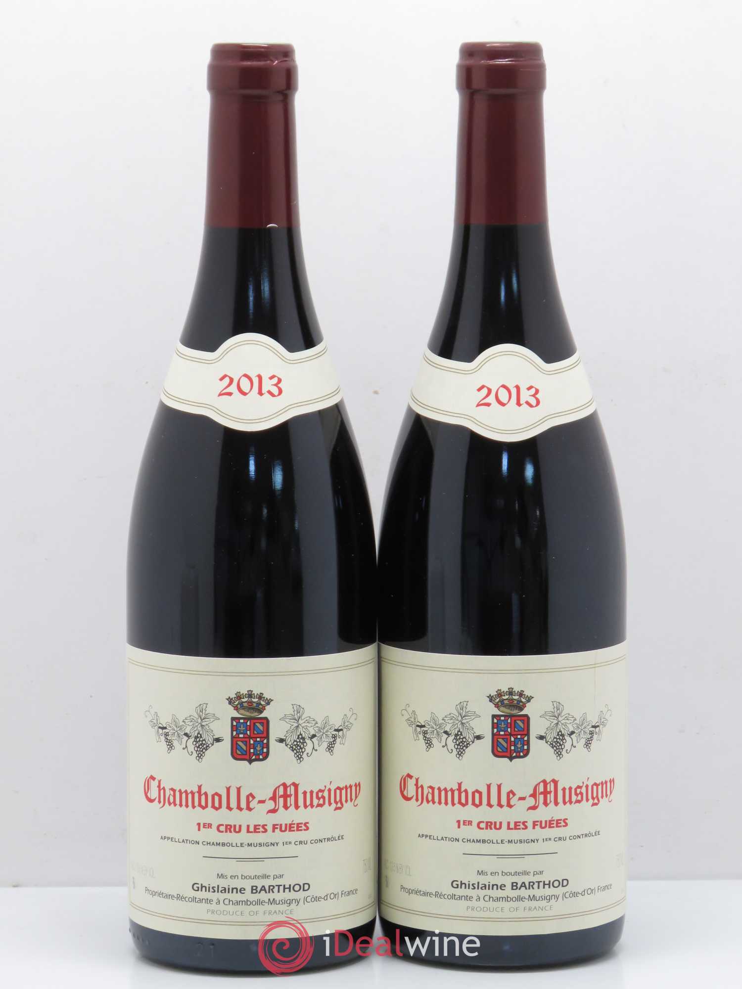 Chambolle-Musigny 1er Cru Les Fuées Ghislaine Barthod 2013 - Lot de 2 bouteilles - 0