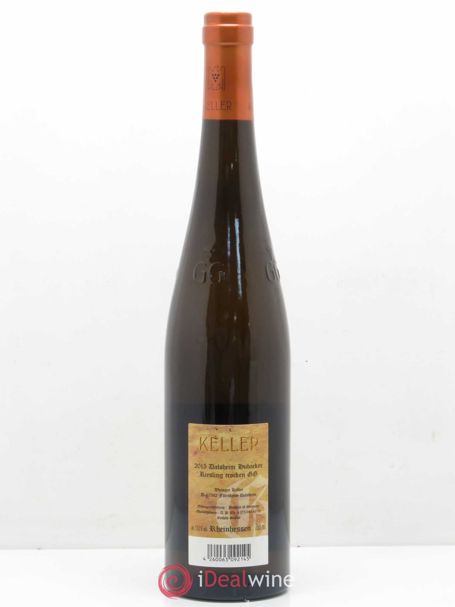 Riesling Keller Hubacker 2015 - Posten von 1 Flasche - 1