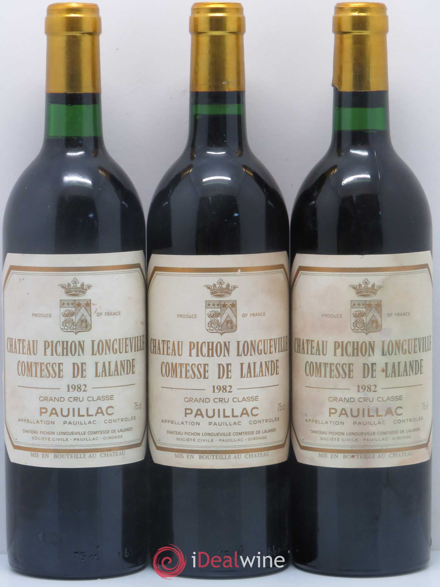Château Pichon Longueville Comtesse de Lalande 2ème Grand Cru Classé 1982 - Lot de 12 bouteilles - 2