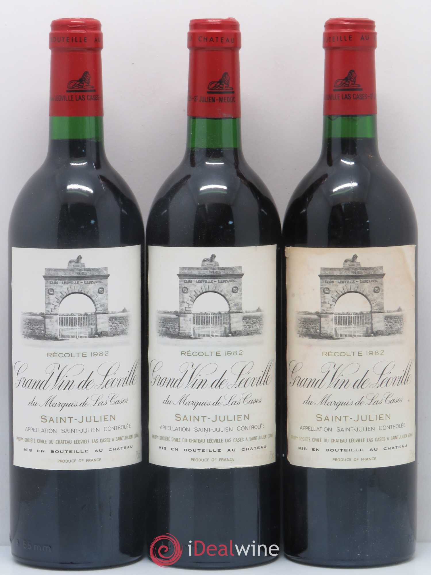 Château Léoville Las Cases 2ème Grand Cru Classé 1982 - Lot de 12 bouteilles - 2