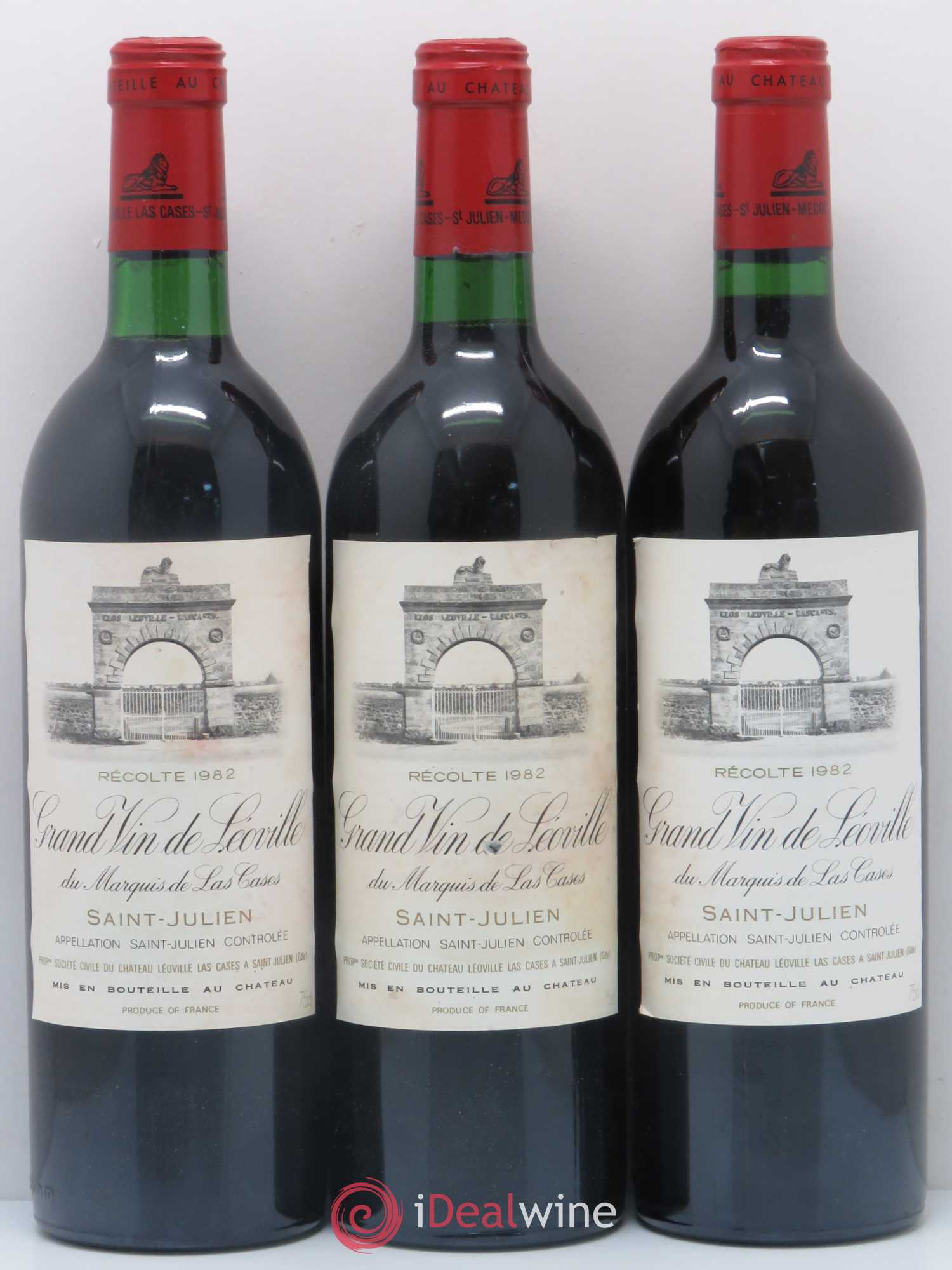 Château Léoville Las Cases 2ème Grand Cru Classé 1982 - Lot de 12 bouteilles - 3