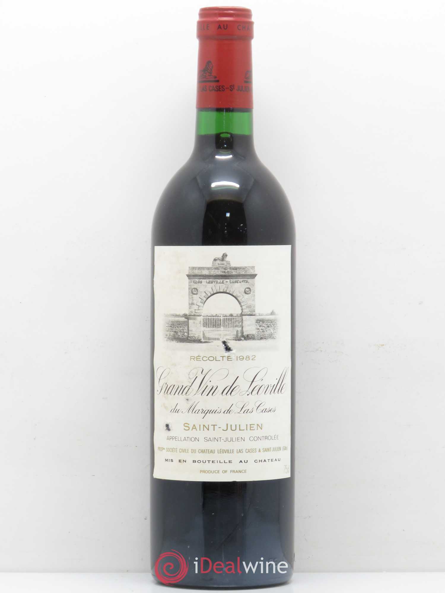 Château Léoville Las Cases 2ème Grand Cru Classé 1982 - Lot de 1 bouteille - 0