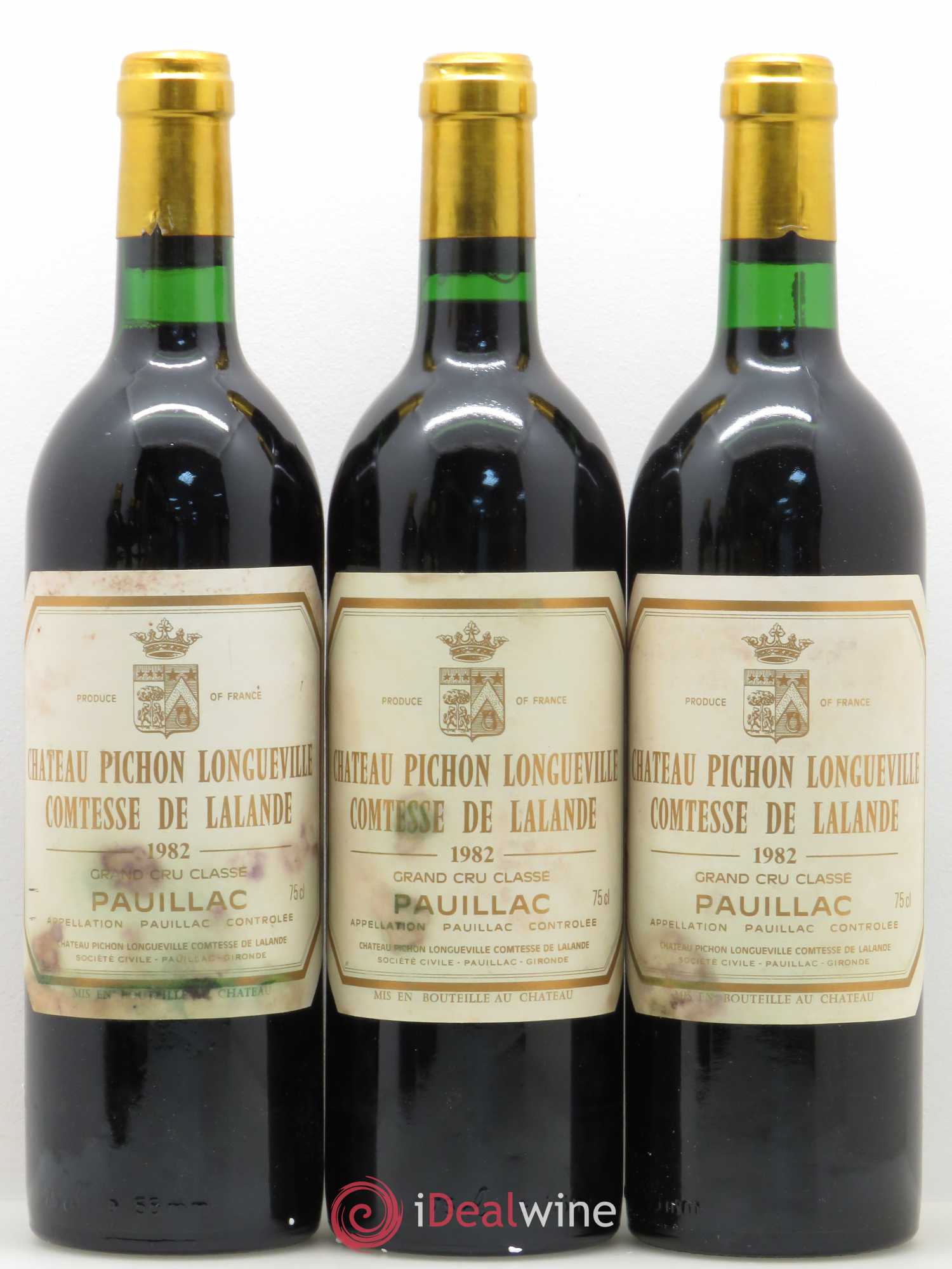 Château Pichon Longueville Comtesse de Lalande 2ème Grand Cru Classé 1982 - Lot de 6 bouteilles - 2
