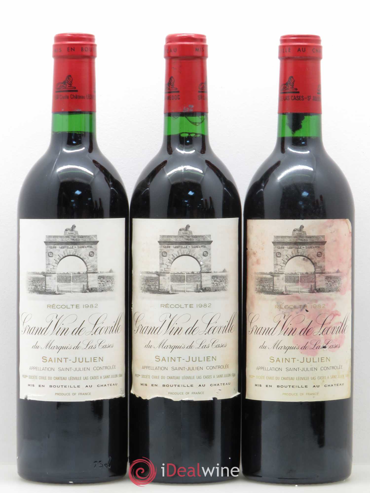 Château Léoville Las Cases 2ème Grand Cru Classé 1982 - Lot de 6 bouteilles - 1