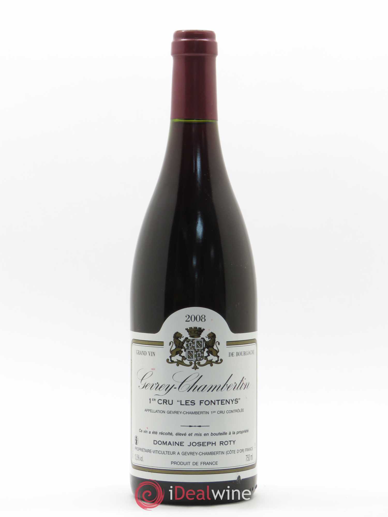 Gevrey-Chambertin 1er Cru Les Fontenys Joseph Roty (Domaine) 2008 - Lot de 1 bouteille - 0