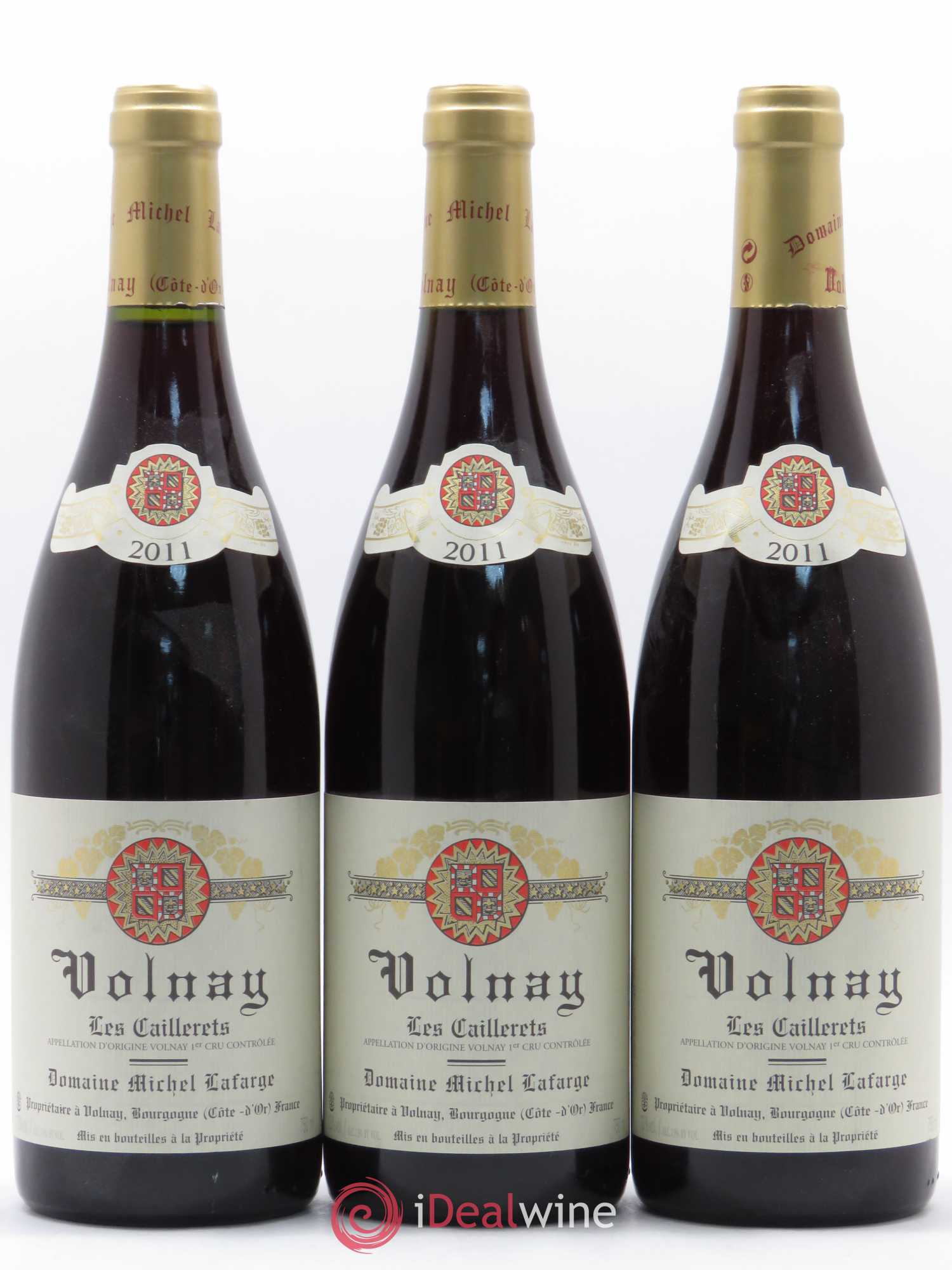 Volnay 1er Cru Les Caillerets Lafarge (Domaine) 2011 - Lot de 3 bouteilles - 0