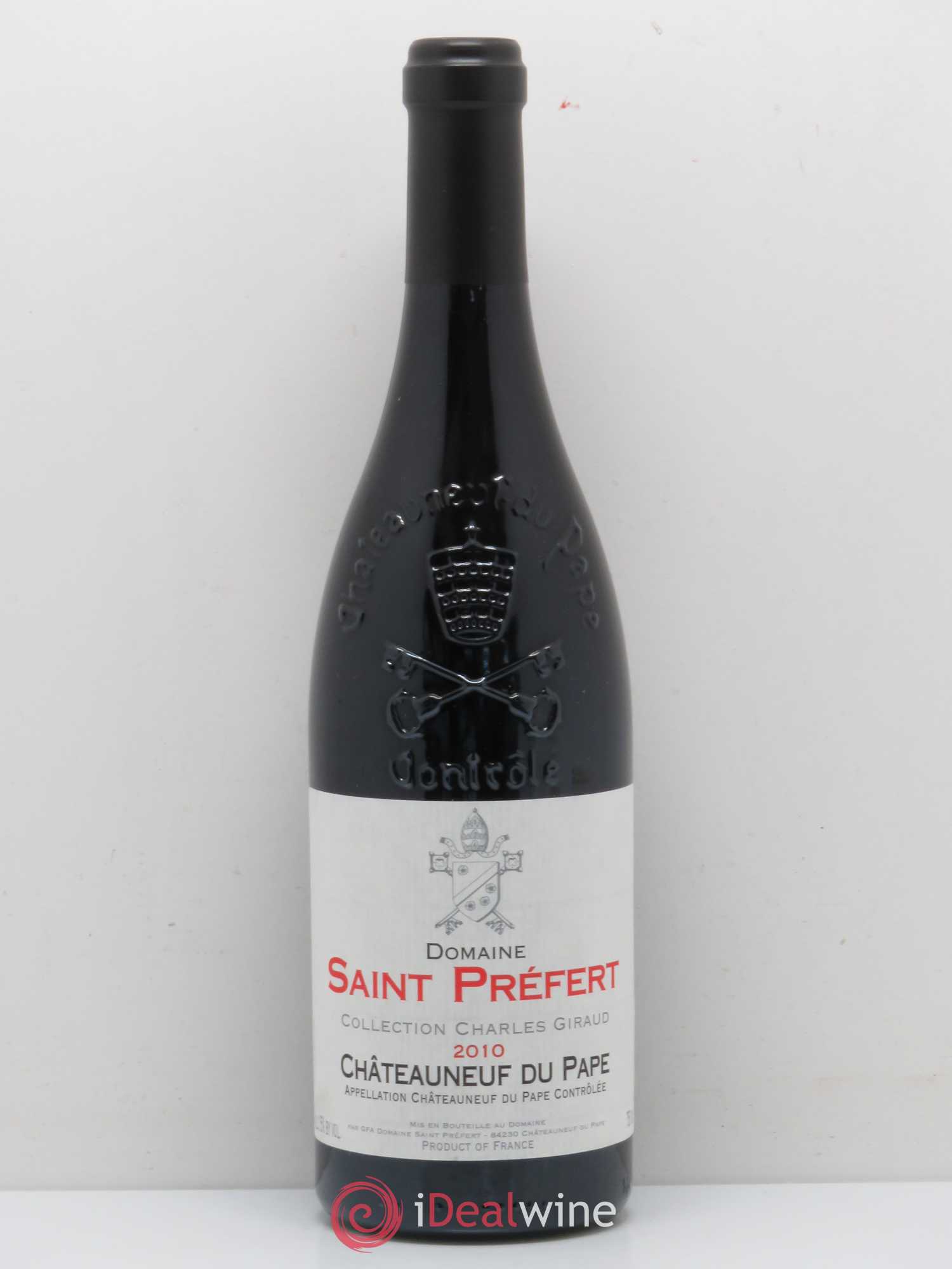 Châteauneuf-du-Pape Collection Charles Giraud Domaine Saint-Préfert 2010 - Lot de 1 bouteille - 0