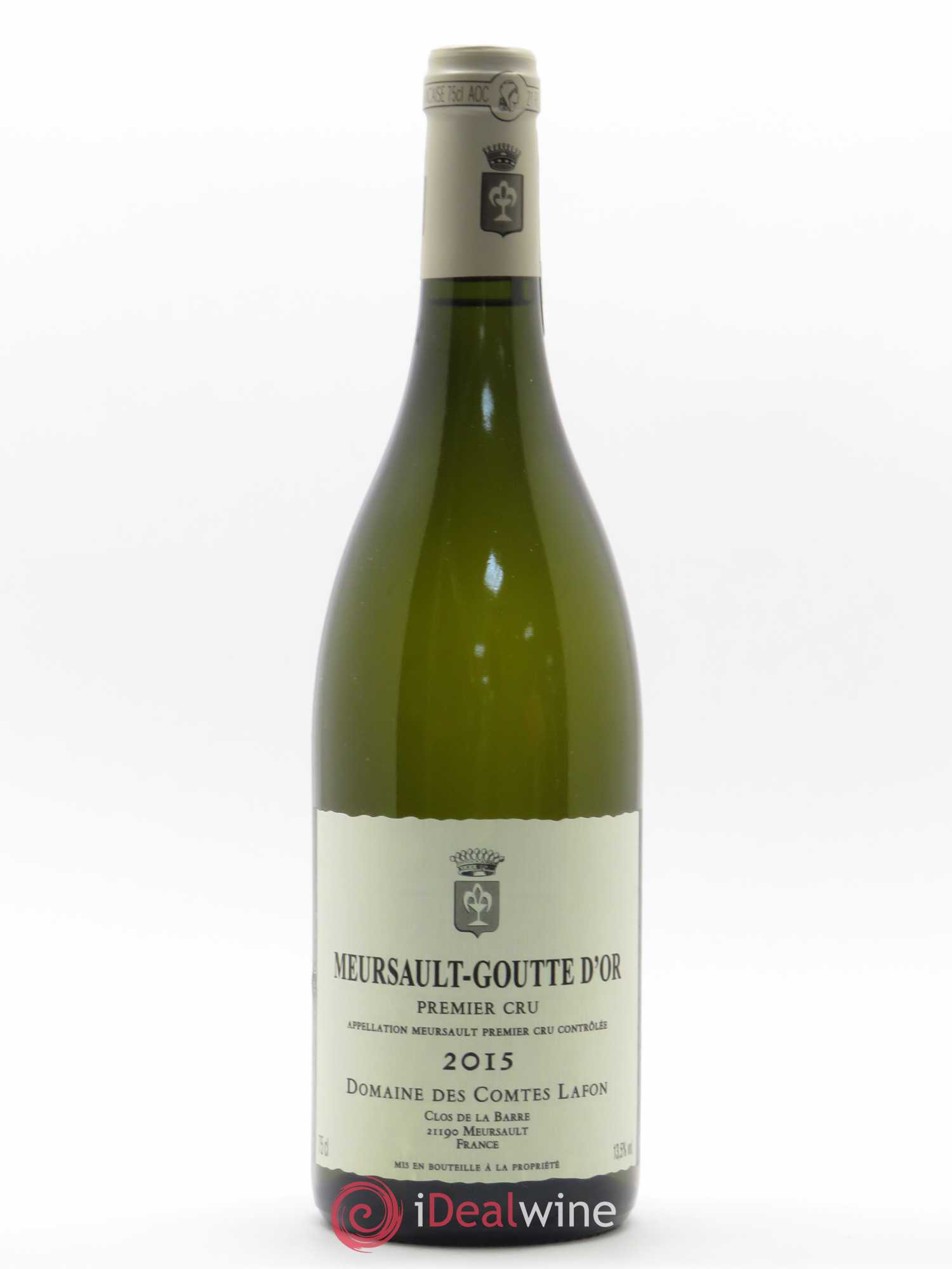 Meursault 1er Cru Goutte d'Or Comtes Lafon (Domaine des) 2015 - Lot de 1 bouteille - 0